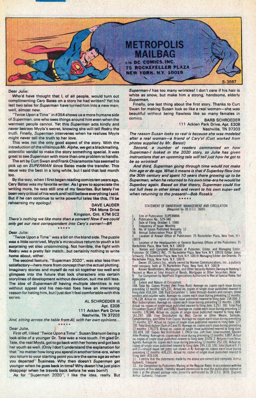 Read online Superman (1939) comic -  Issue #359 - 27