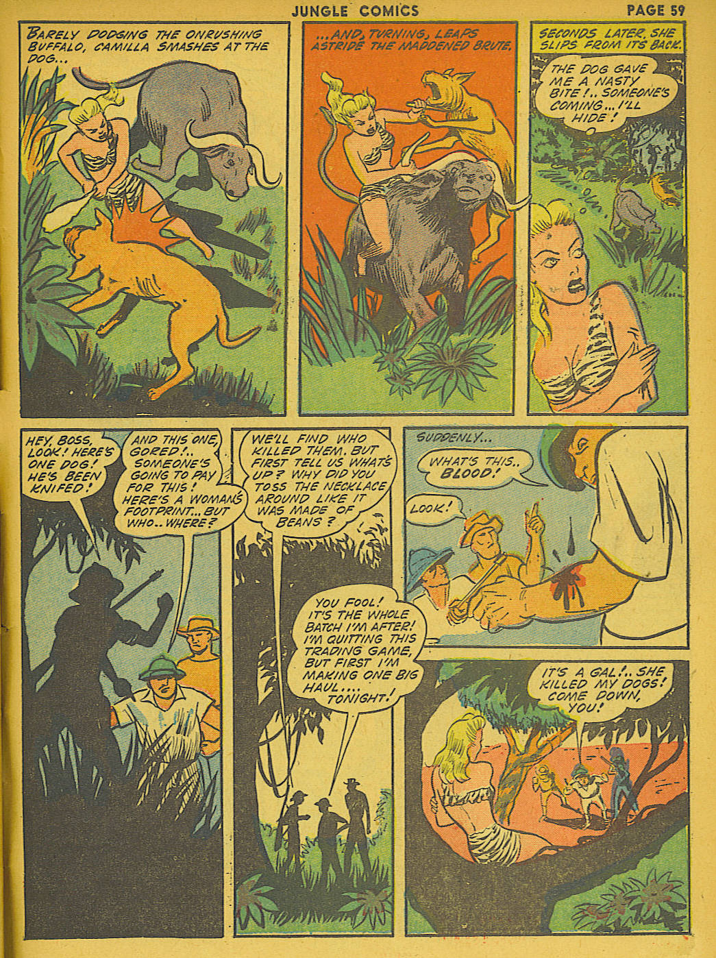 Read online Jungle Comics comic -  Issue #41 - 61