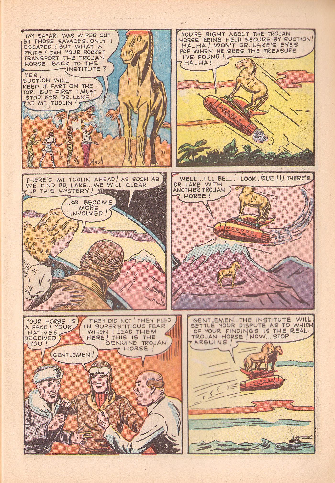Read online Rocket Kelly (1945) comic -  Issue #2 - 9