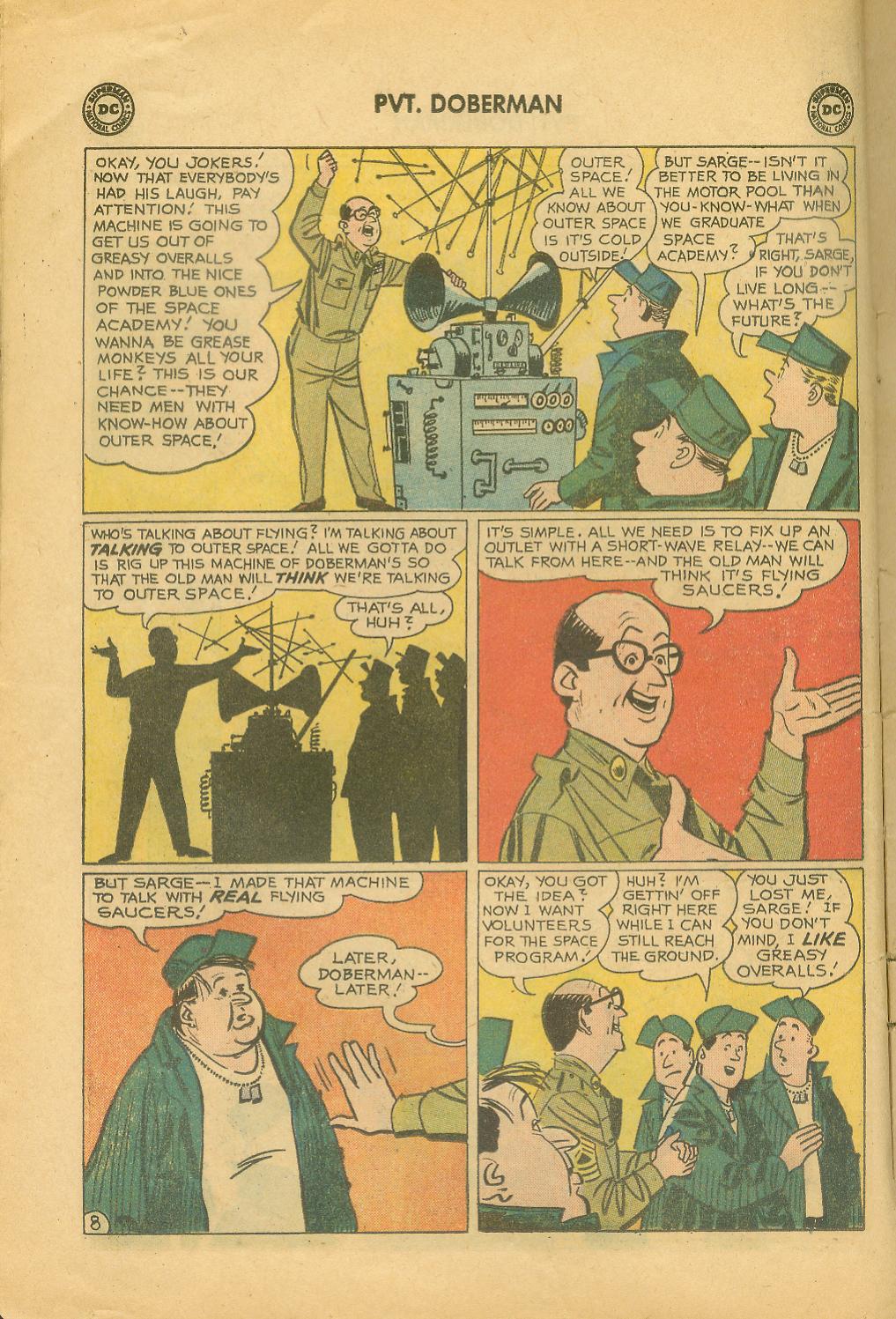 Read online Sgt. Bilko's Pvt. Doberman comic -  Issue #10 - 10