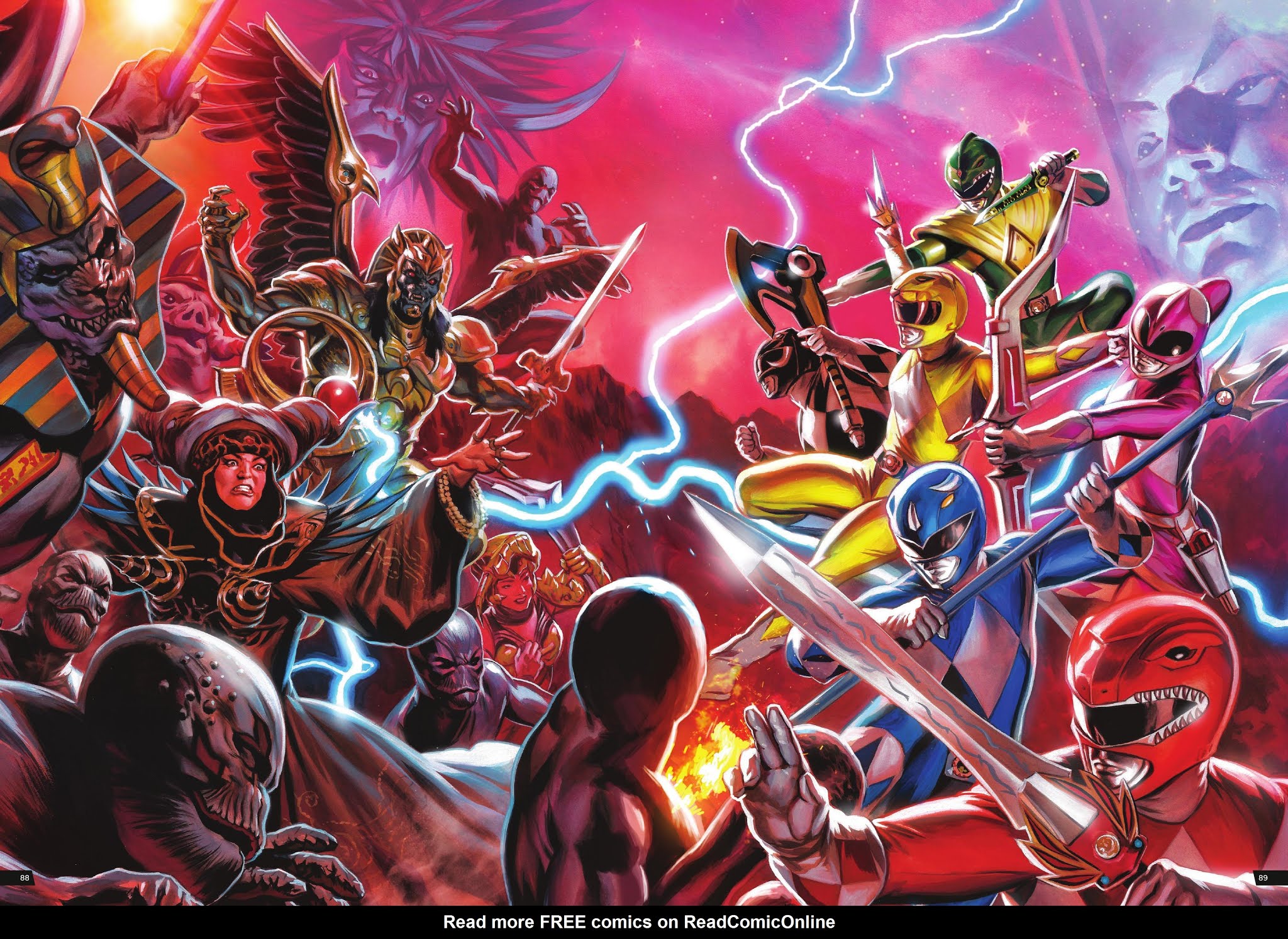 Read online Saban's Power Rangers Artist Tribute comic -  Issue # TPB - 83