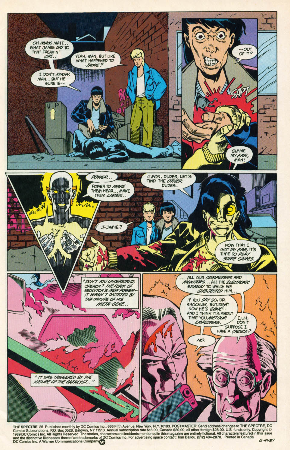 Read online The Spectre (1987) comic -  Issue #25 - 2