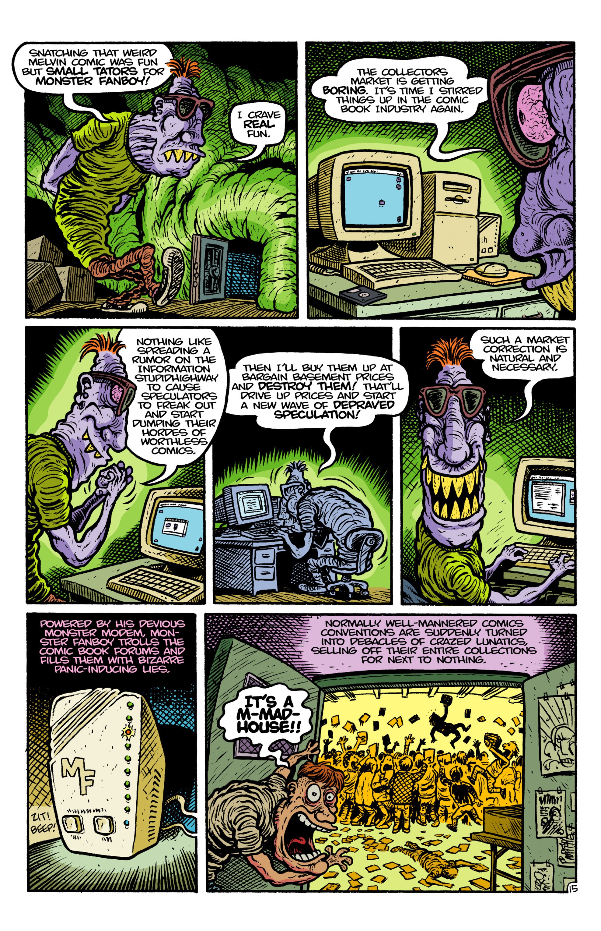 Read online Weird Melvin comic -  Issue #2 - 17