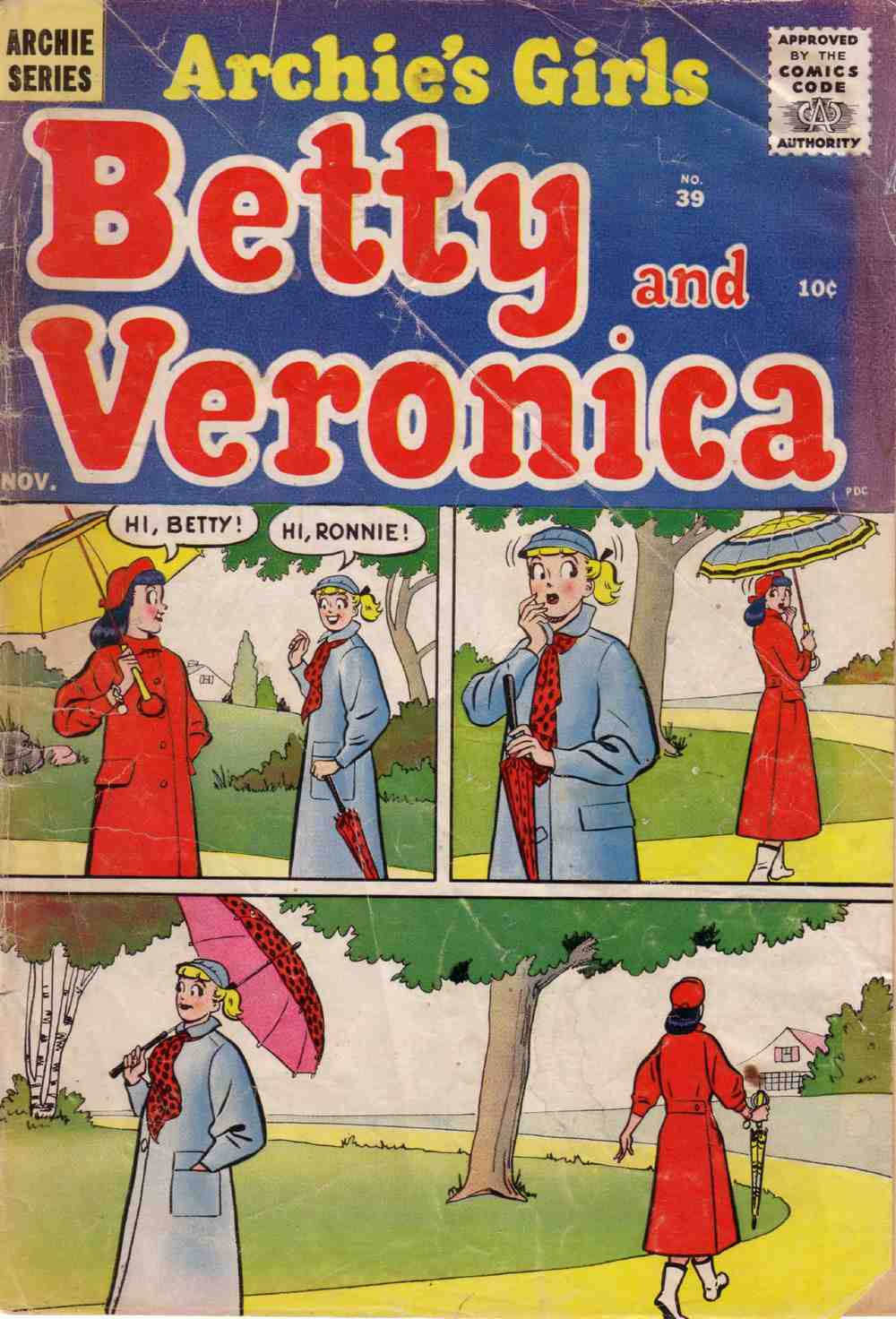 Read online Archie's Girls Betty and Veronica comic -  Issue #39 - 1
