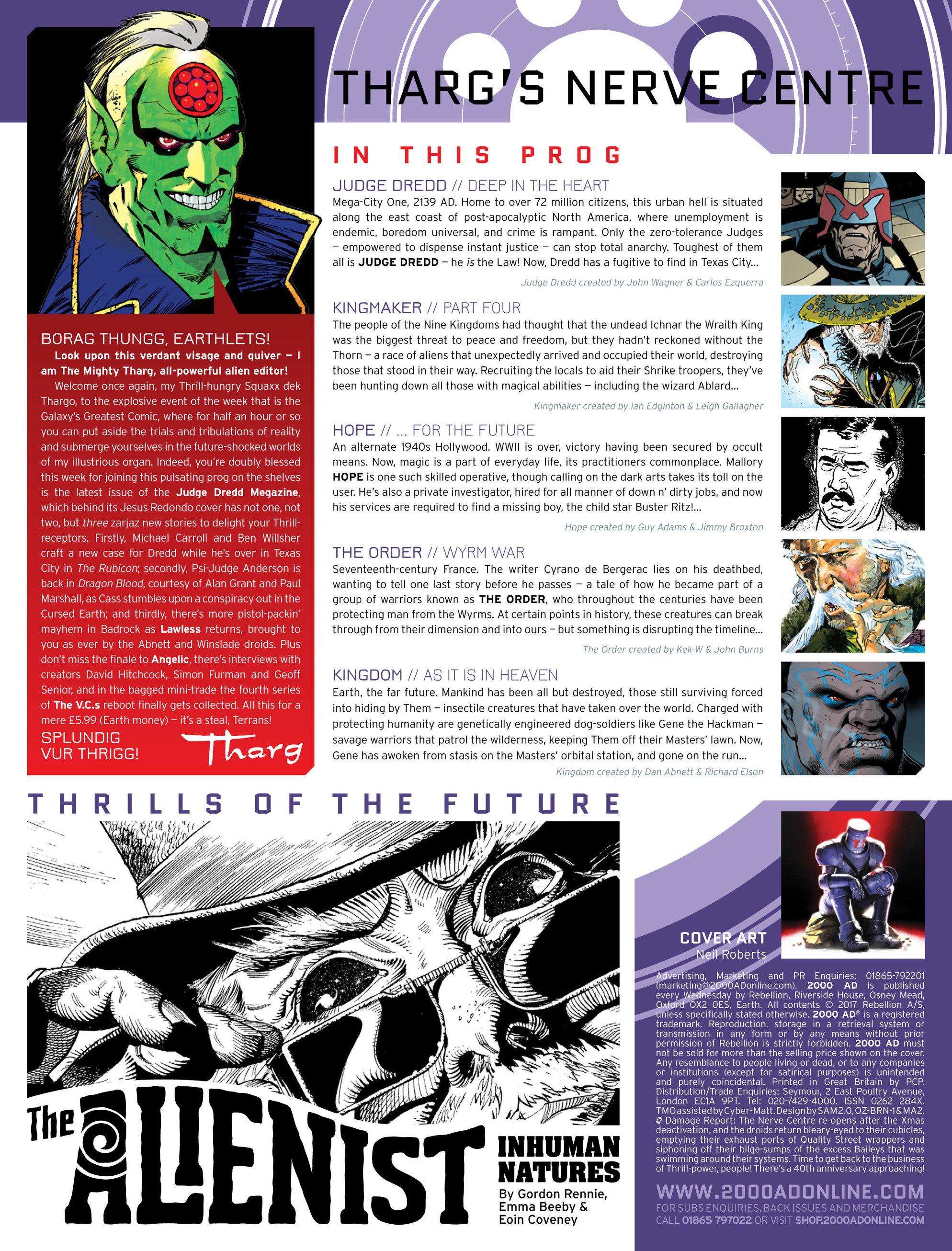 Read online 2000 AD comic -  Issue #2014 - 2