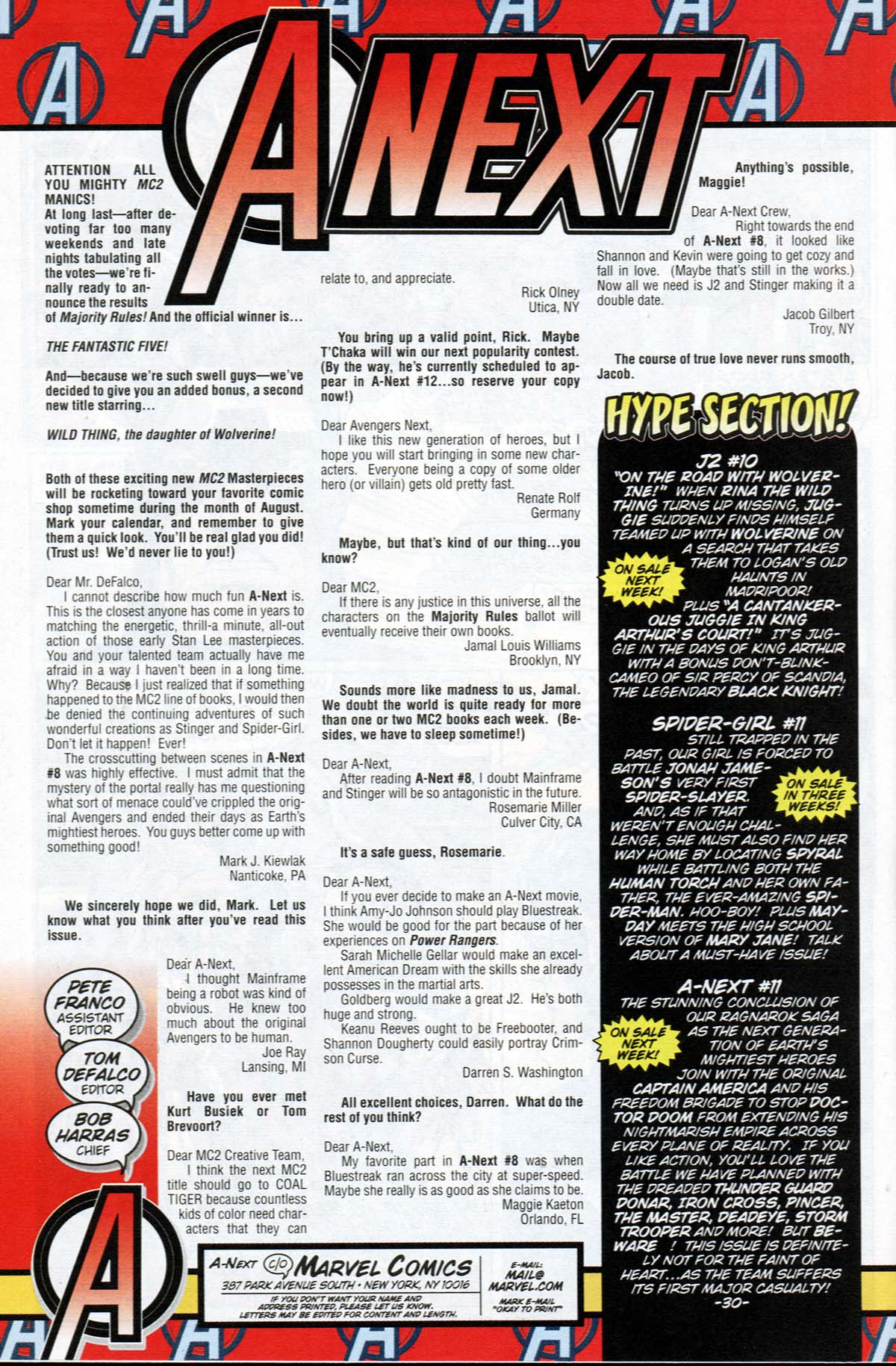 Read online A-Next comic -  Issue #10 - 25