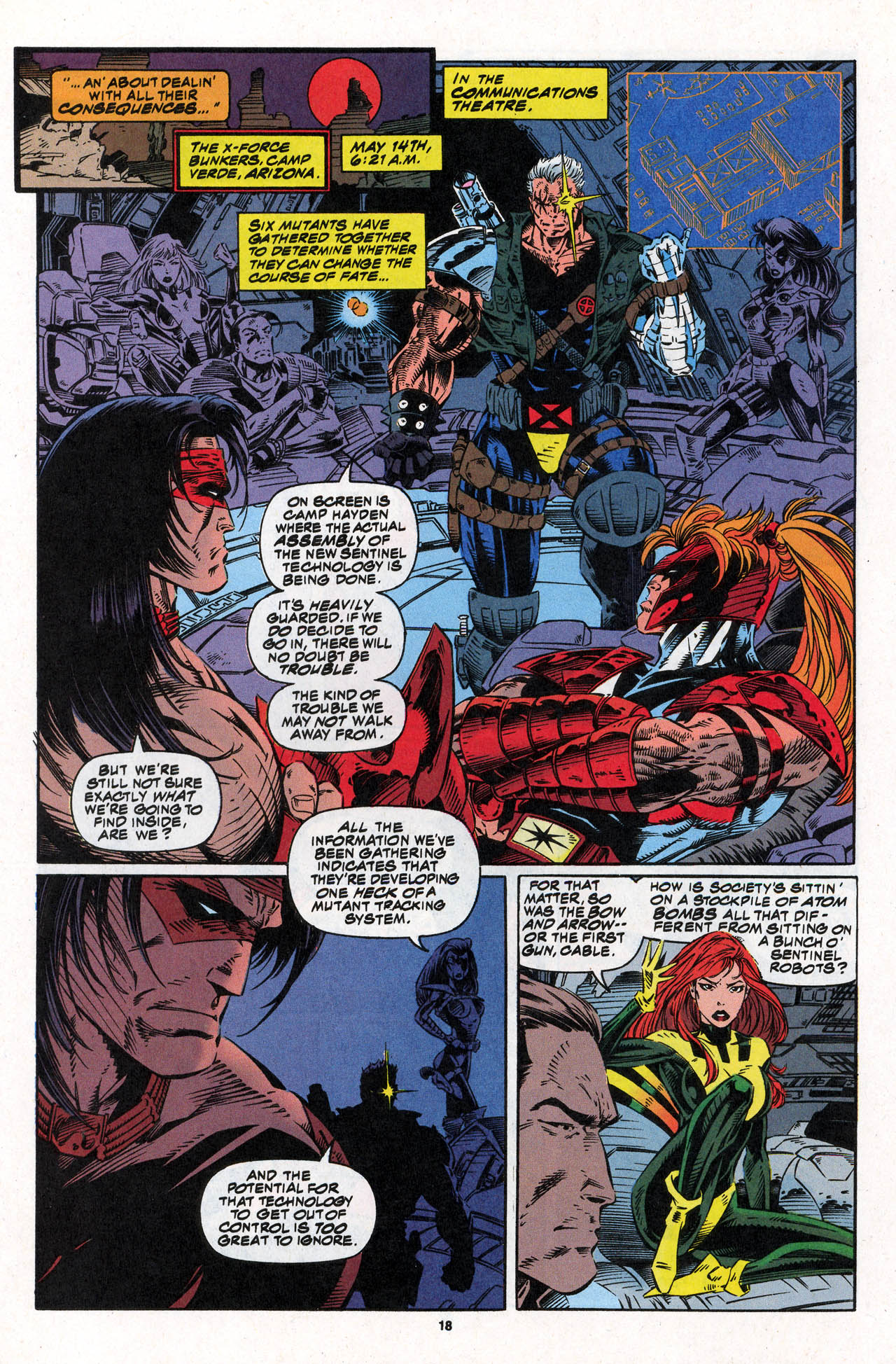 Read online X-Force (1991) comic -  Issue #35 - 19