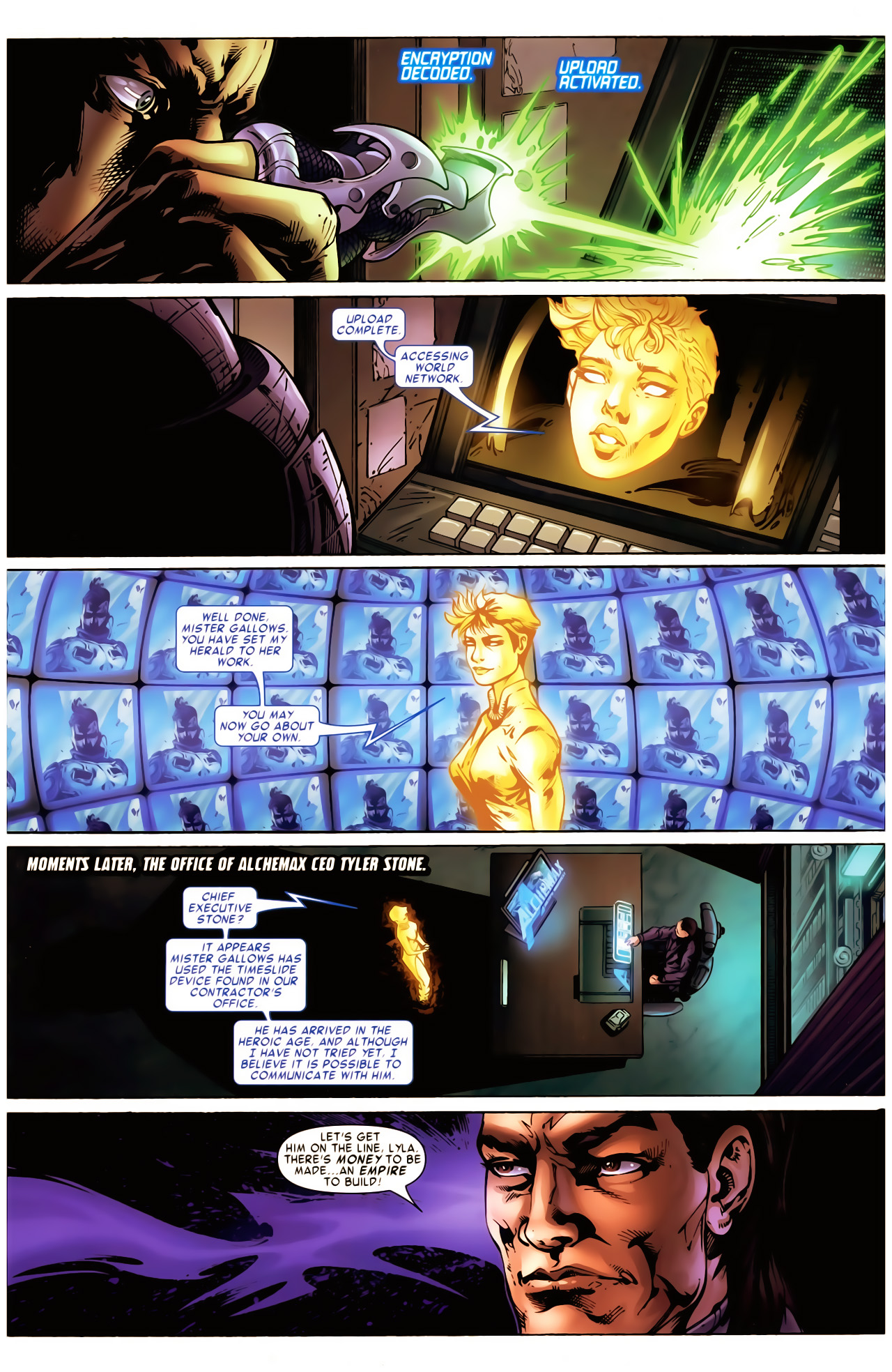 Read online Timestorm 2009/2099 comic -  Issue #4 - 4