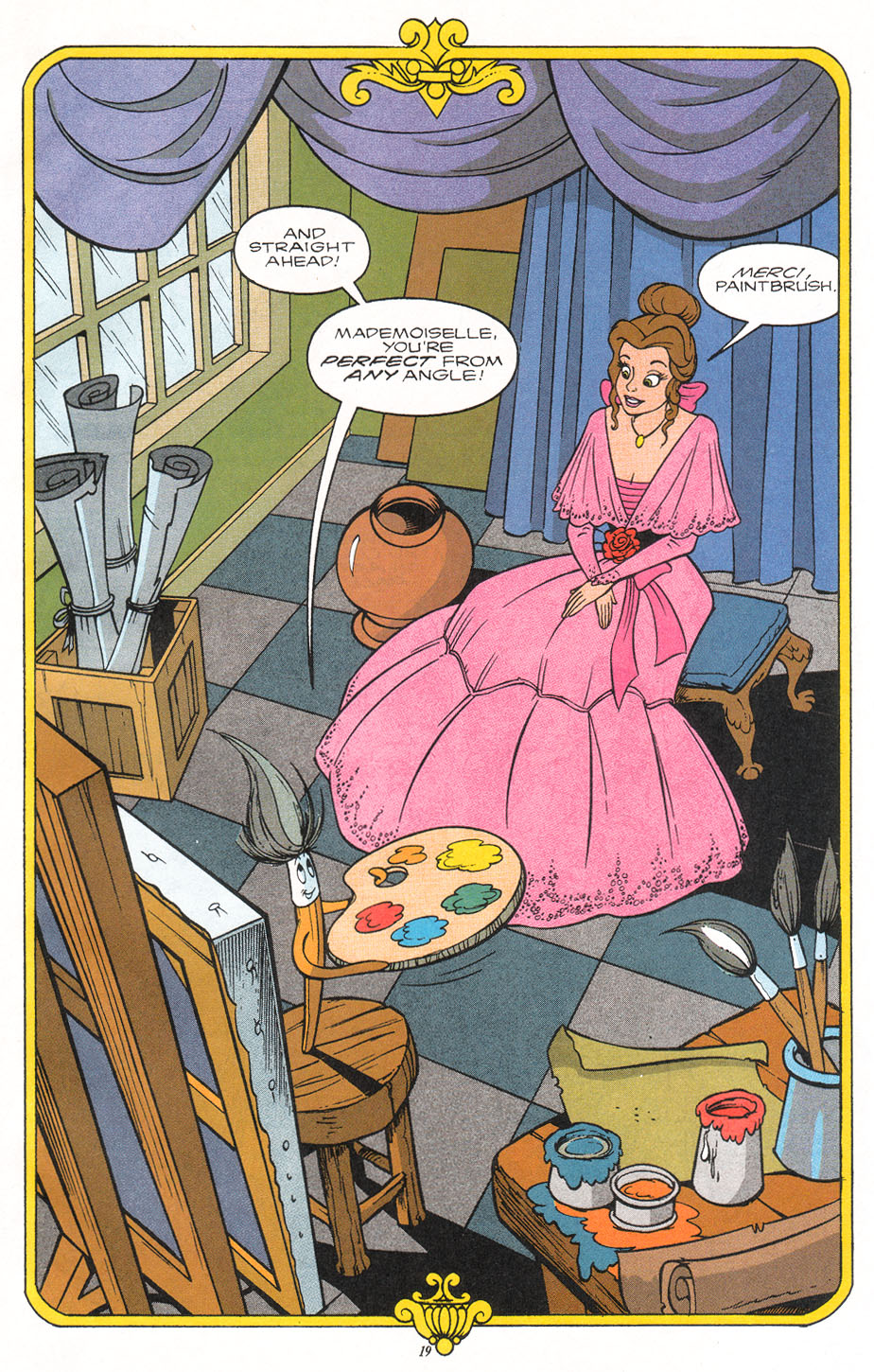 Read online Disney's Beauty and the Beast comic -  Issue #9 - 21