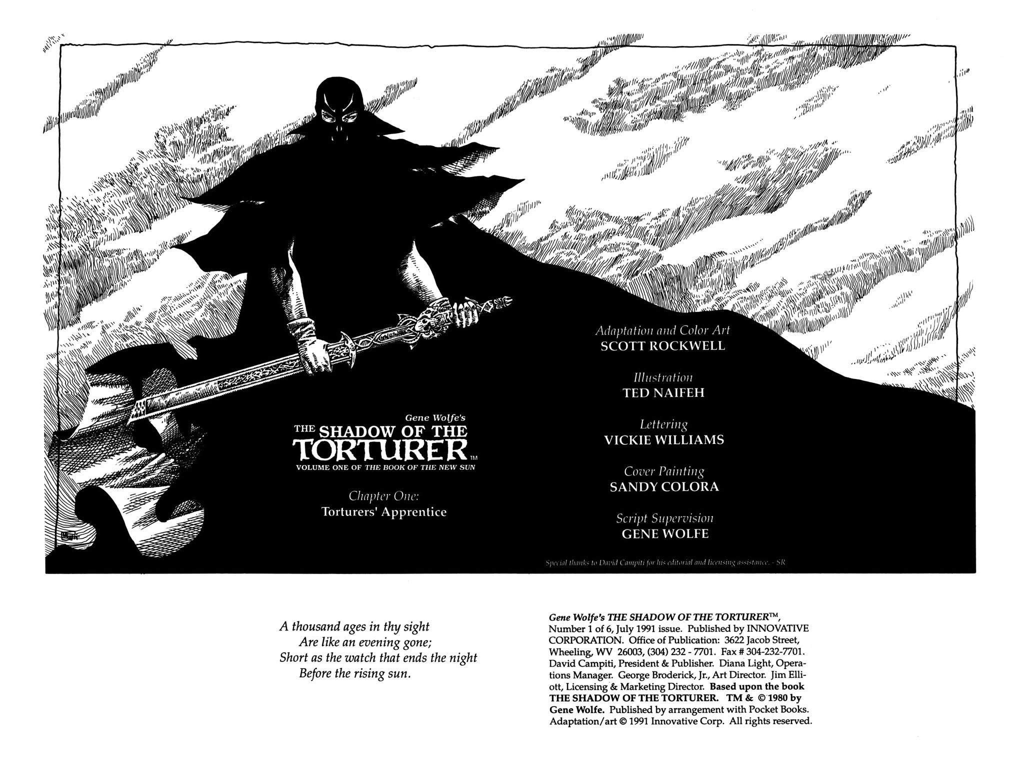 Read online Gene Wolfe's The Shadow Of The Torturer comic -  Issue #1 - 2
