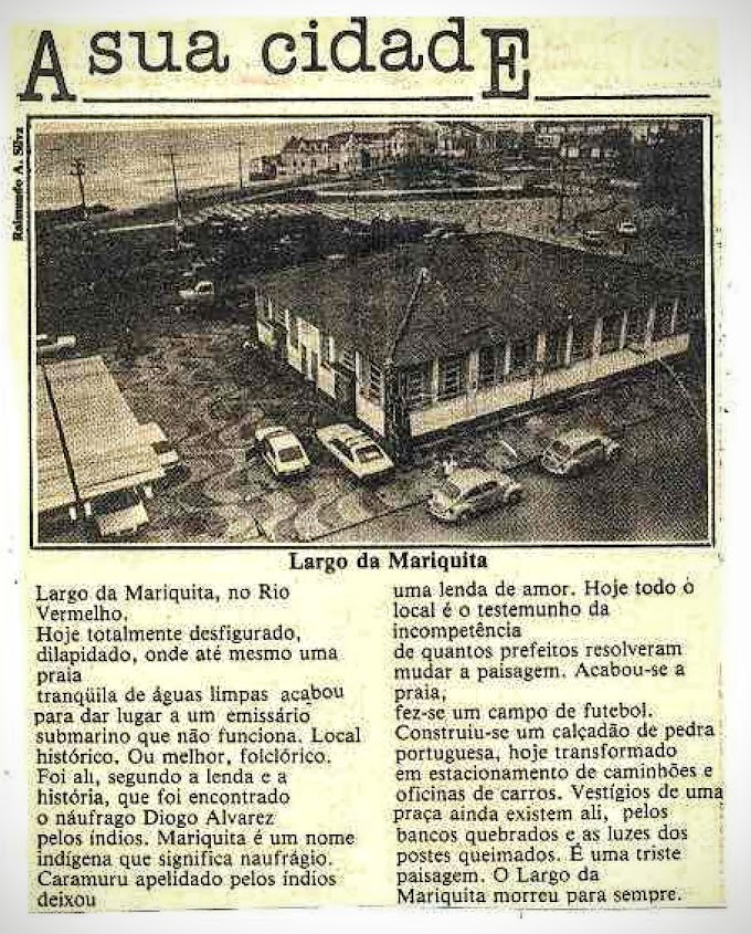 Largo da Mariquita 06/05/1987 - Tribuna da Bahia