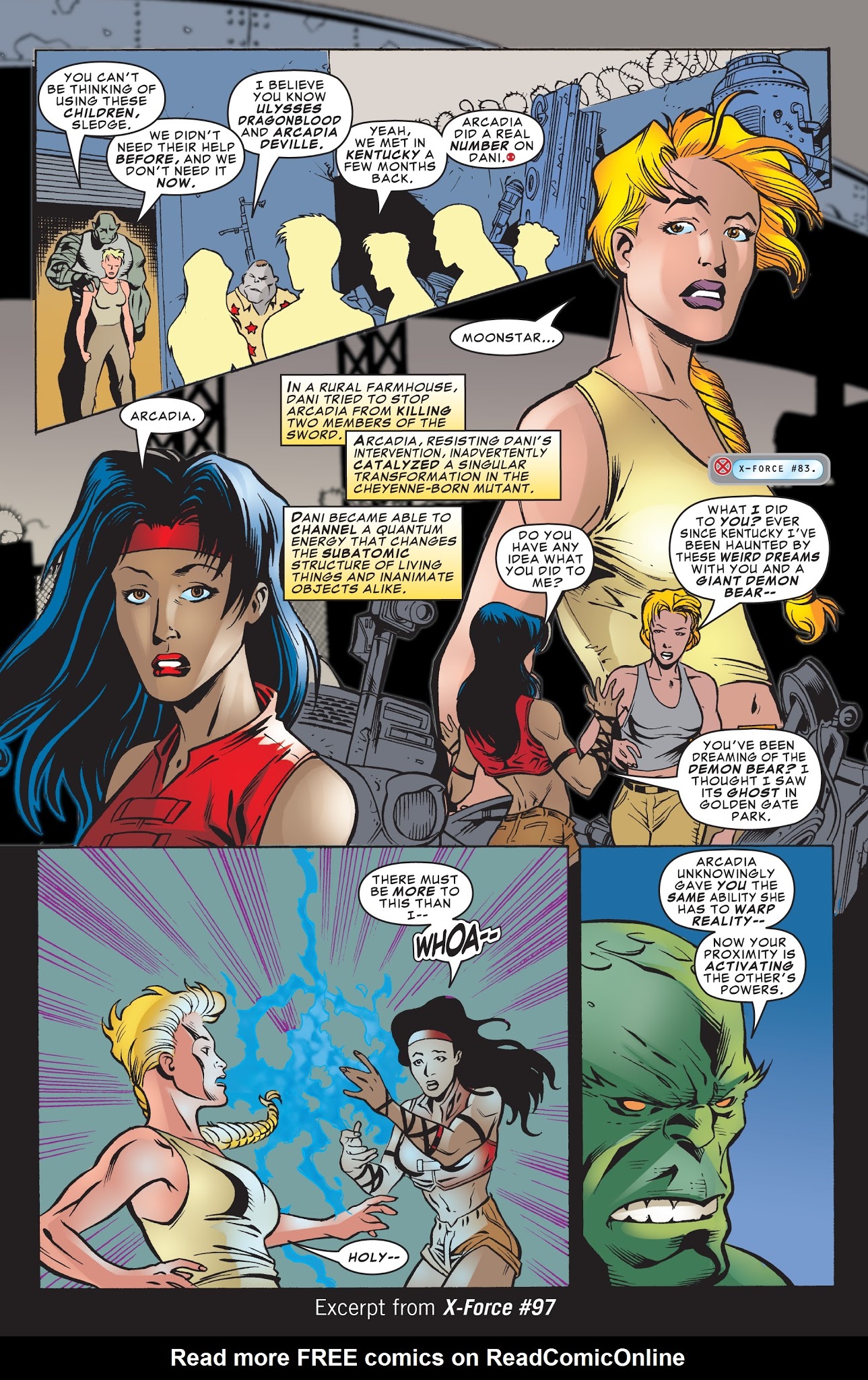 Read online The New Mutants: Demon Bear comic -  Issue # TPB - 82
