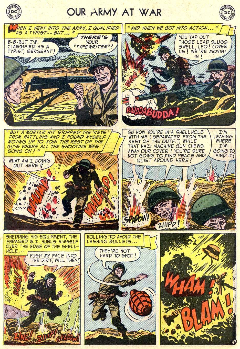 Read online Our Army at War (1952) comic -  Issue #23 - 15