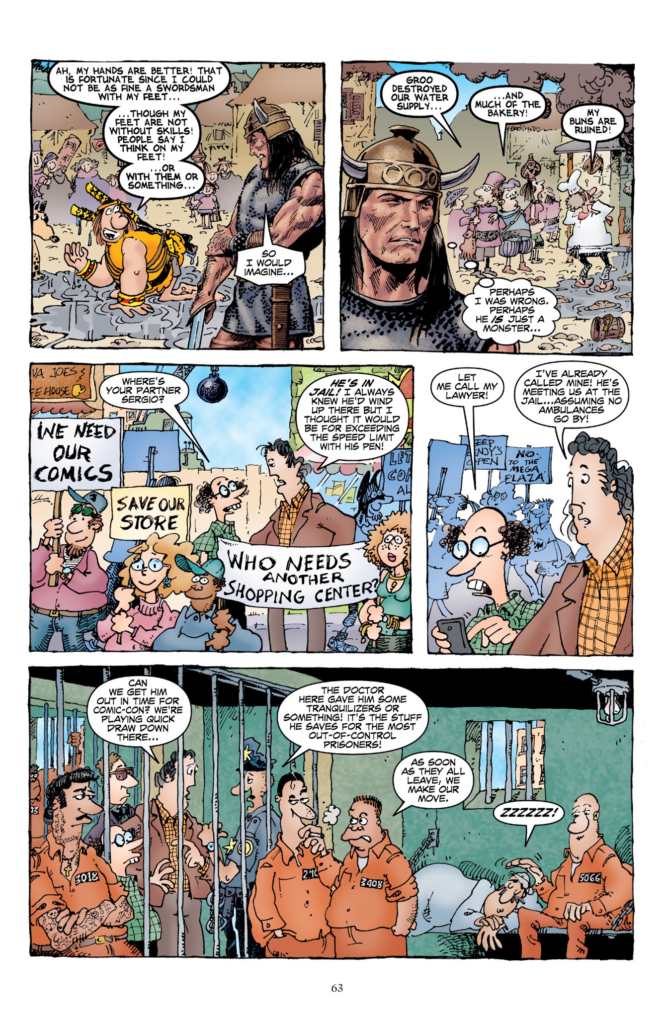 Read online Groo vs. Conan comic -  Issue # TPB - 65