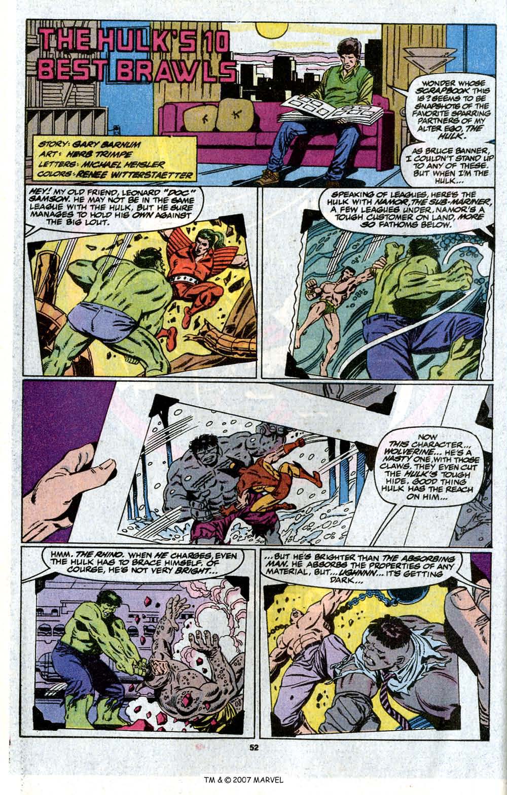 Read online The Incredible Hulk (1968) comic -  Issue # _Annual 1990 - 54