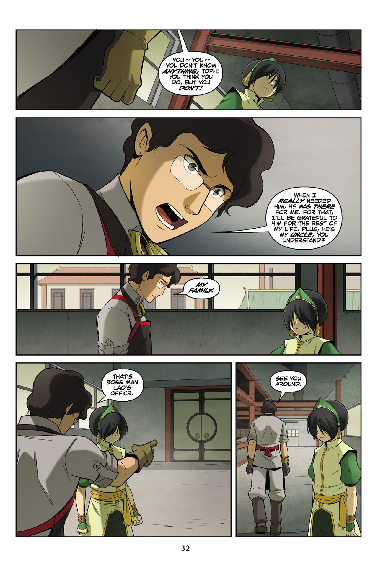 Read online Nickelodeon Avatar: The Last Airbender - The Rift comic -  Issue # Part 2 - 33