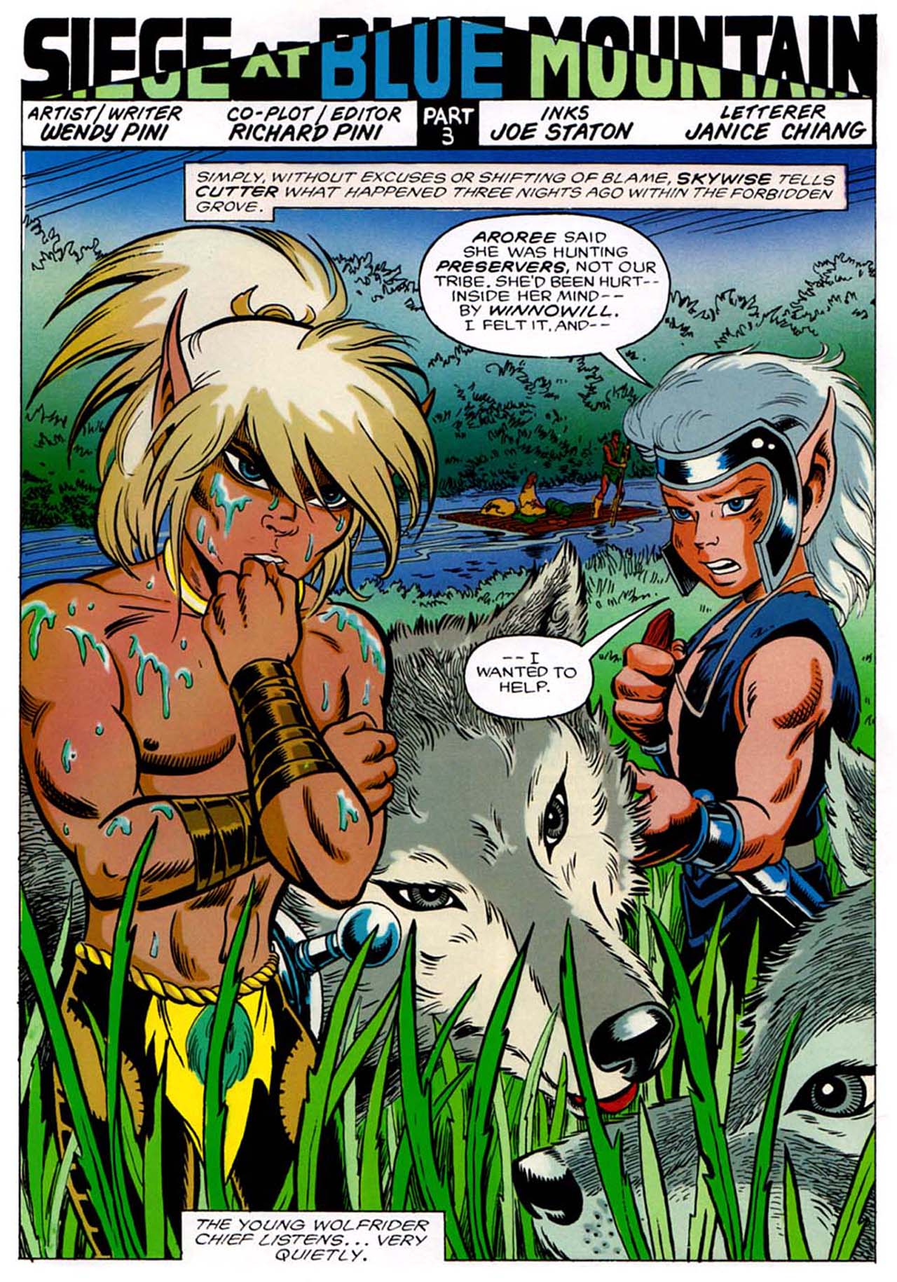 Read online ElfQuest: Siege at Blue Mountain comic -  Issue #3 - 2