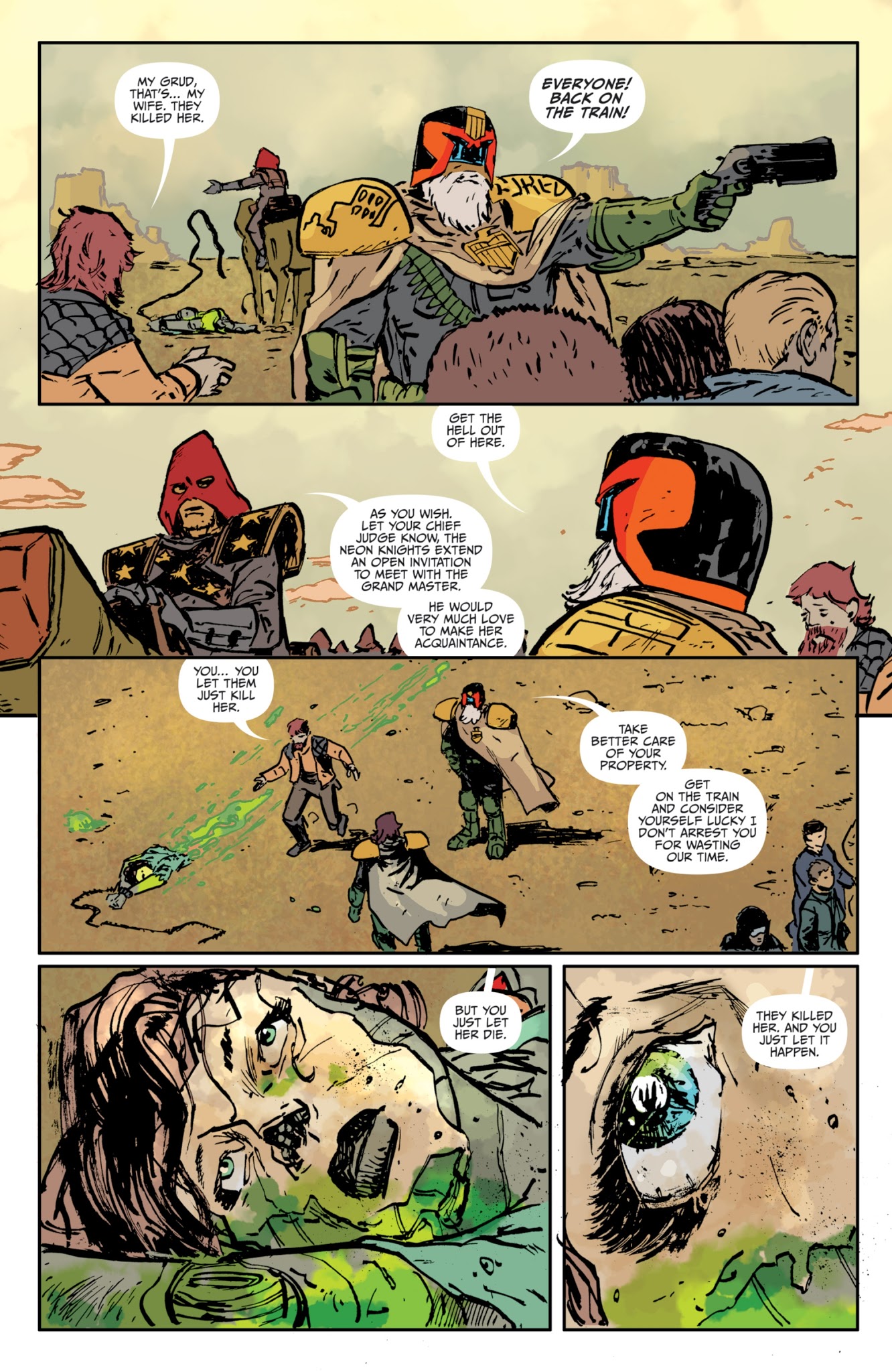 Read online Judge Dredd: The Blessed Earth comic -  Issue #3 - 19