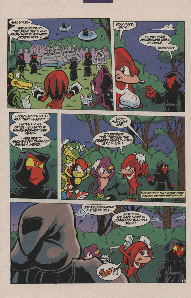 Read online Knuckles the Echidna comic -  Issue #1 - 30