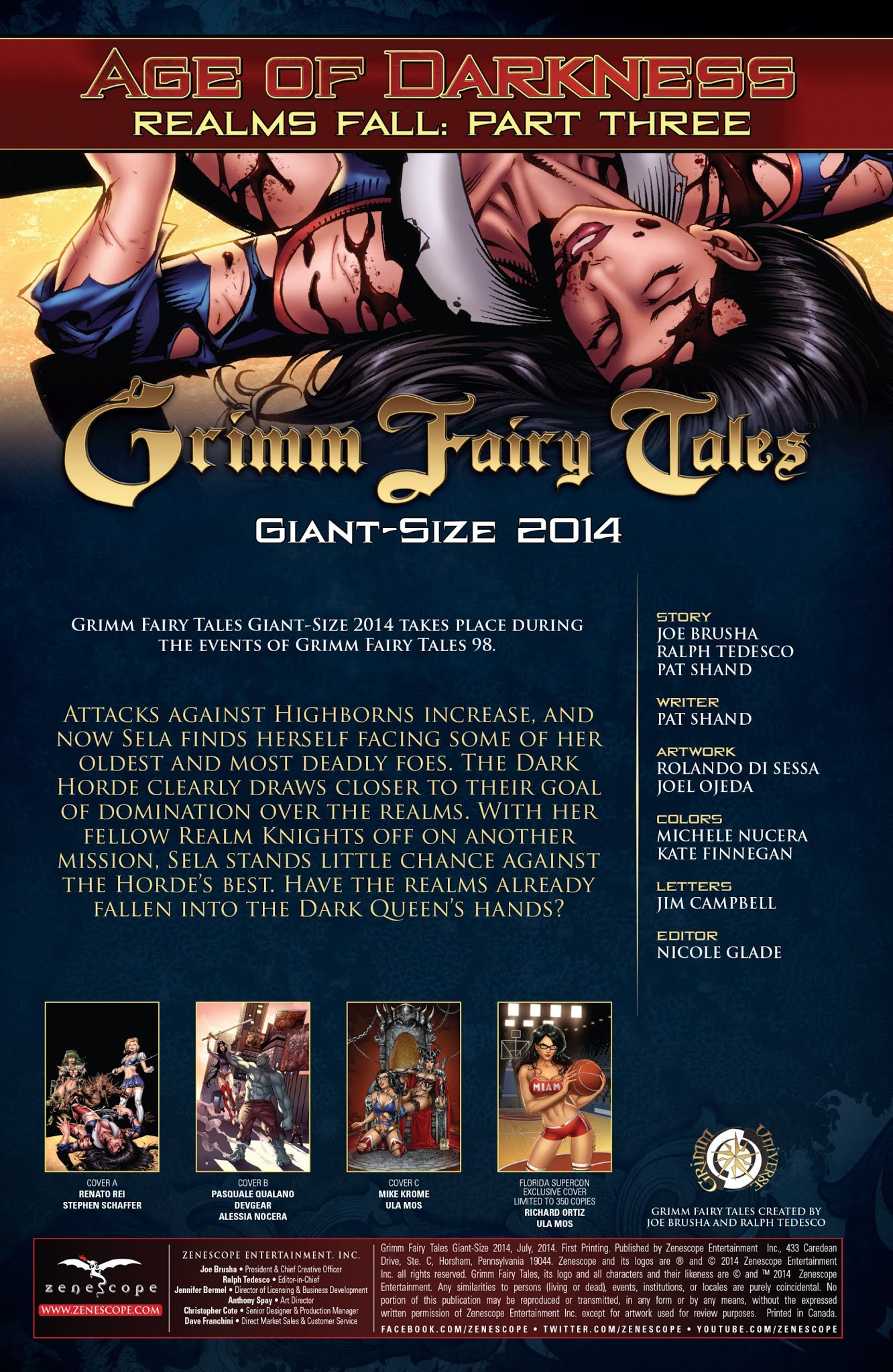 Read online Grimm Fairy Tales Giant-Size 2014 comic -  Issue # Full - 2