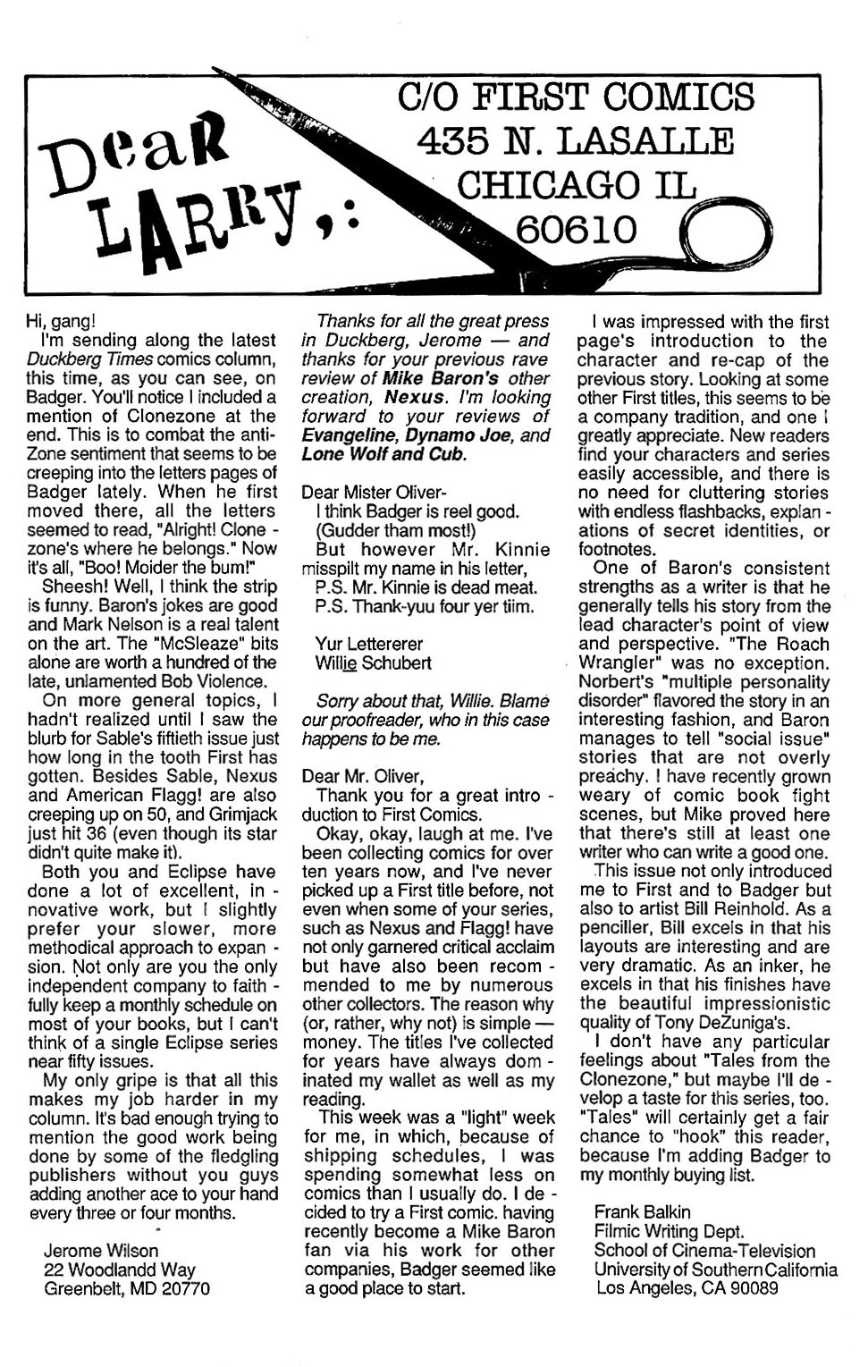 Read online The Badger comic -  Issue #29 - 31