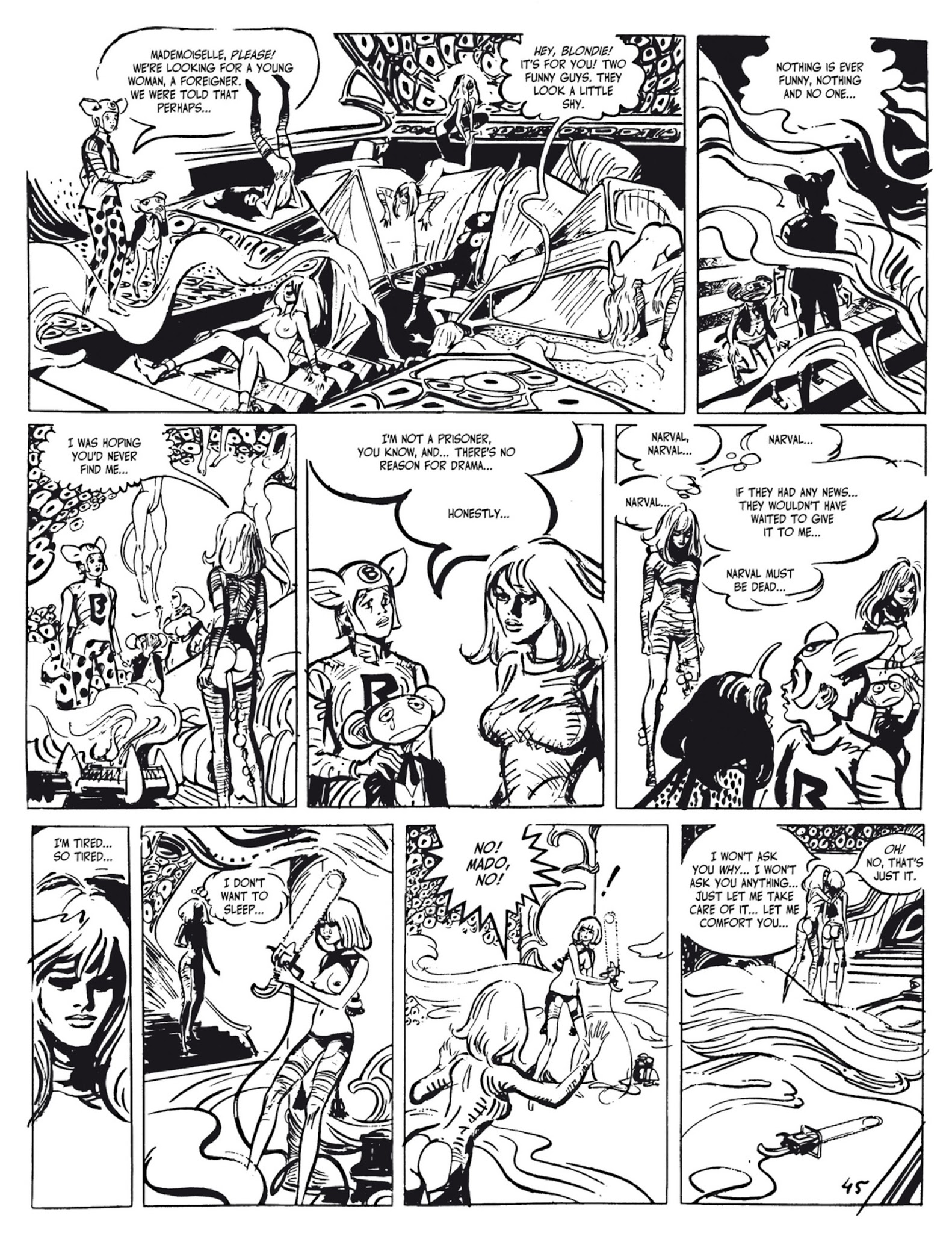 Read online Barbarella and The Wrath of the Minute-Eater comic -  Issue # TPB - 50