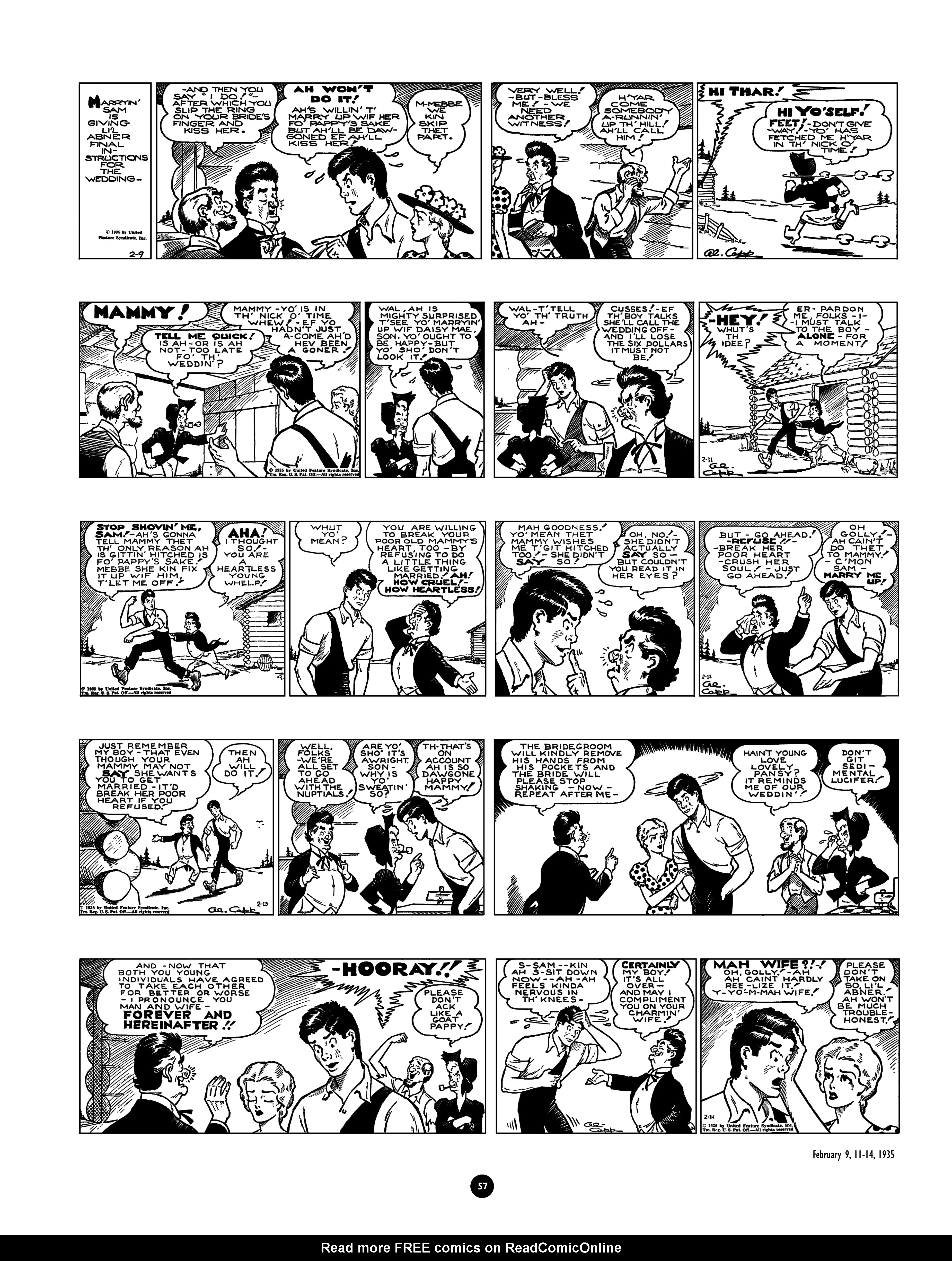 Read online Al Capp's Li'l Abner Complete Daily & Color Sunday Comics comic -  Issue # TPB 1 (Part 1) - 58