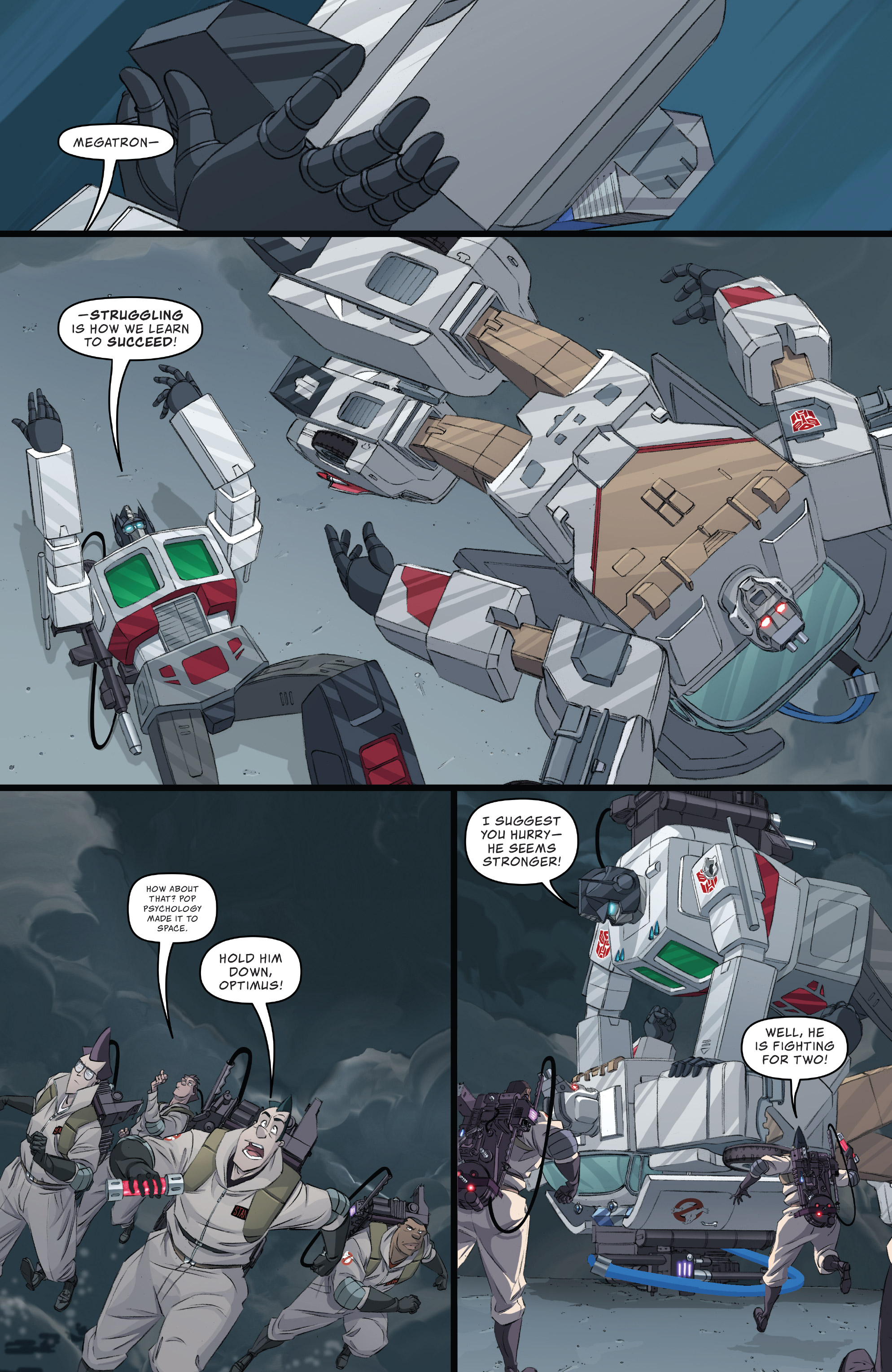 Read online Transformers/Ghostbusters comic -  Issue #5 - 17