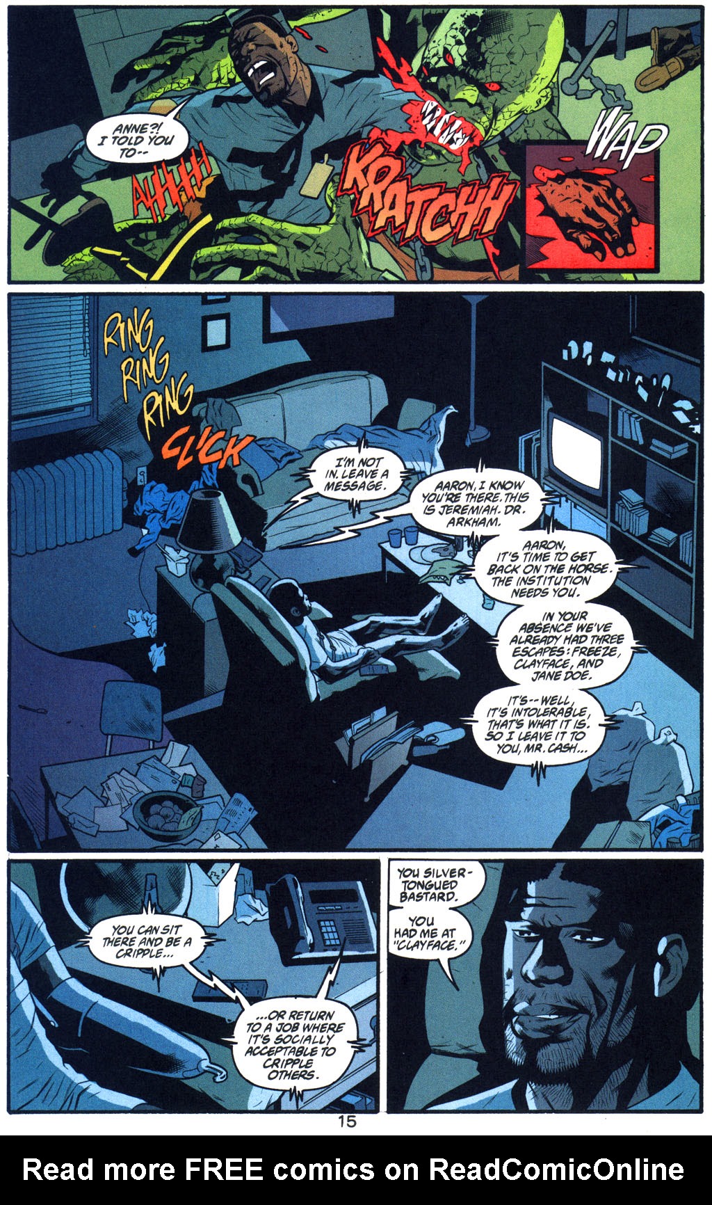 Read online Arkham Asylum: Living Hell comic -  Issue #4 - 17