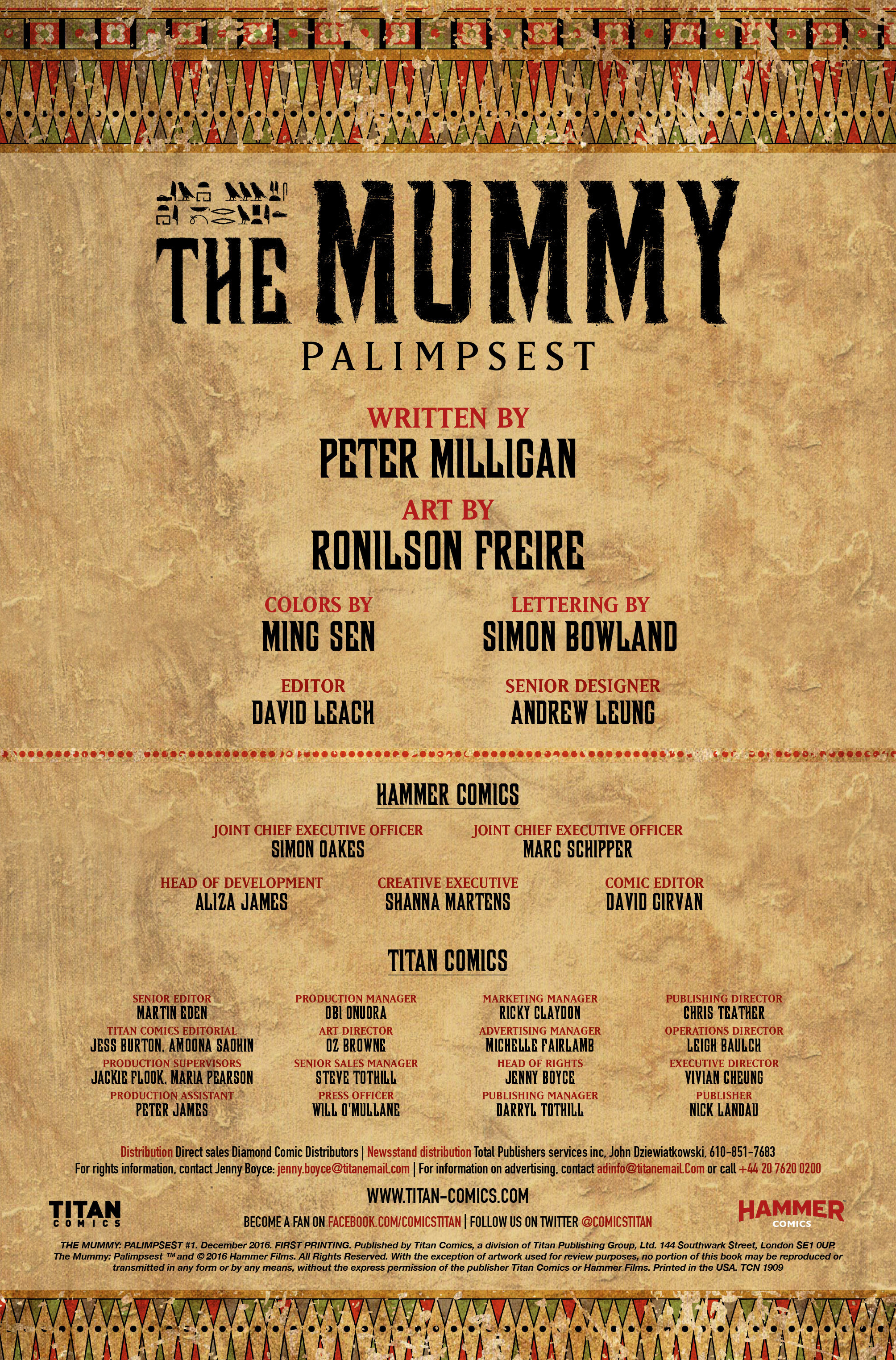 Read online The Mummy comic -  Issue #1 - 6