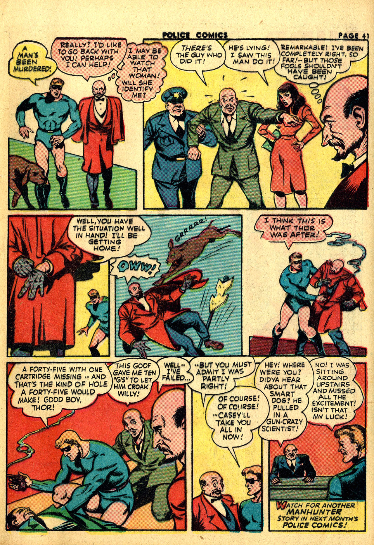 Read online Police Comics comic -  Issue #22 - 43