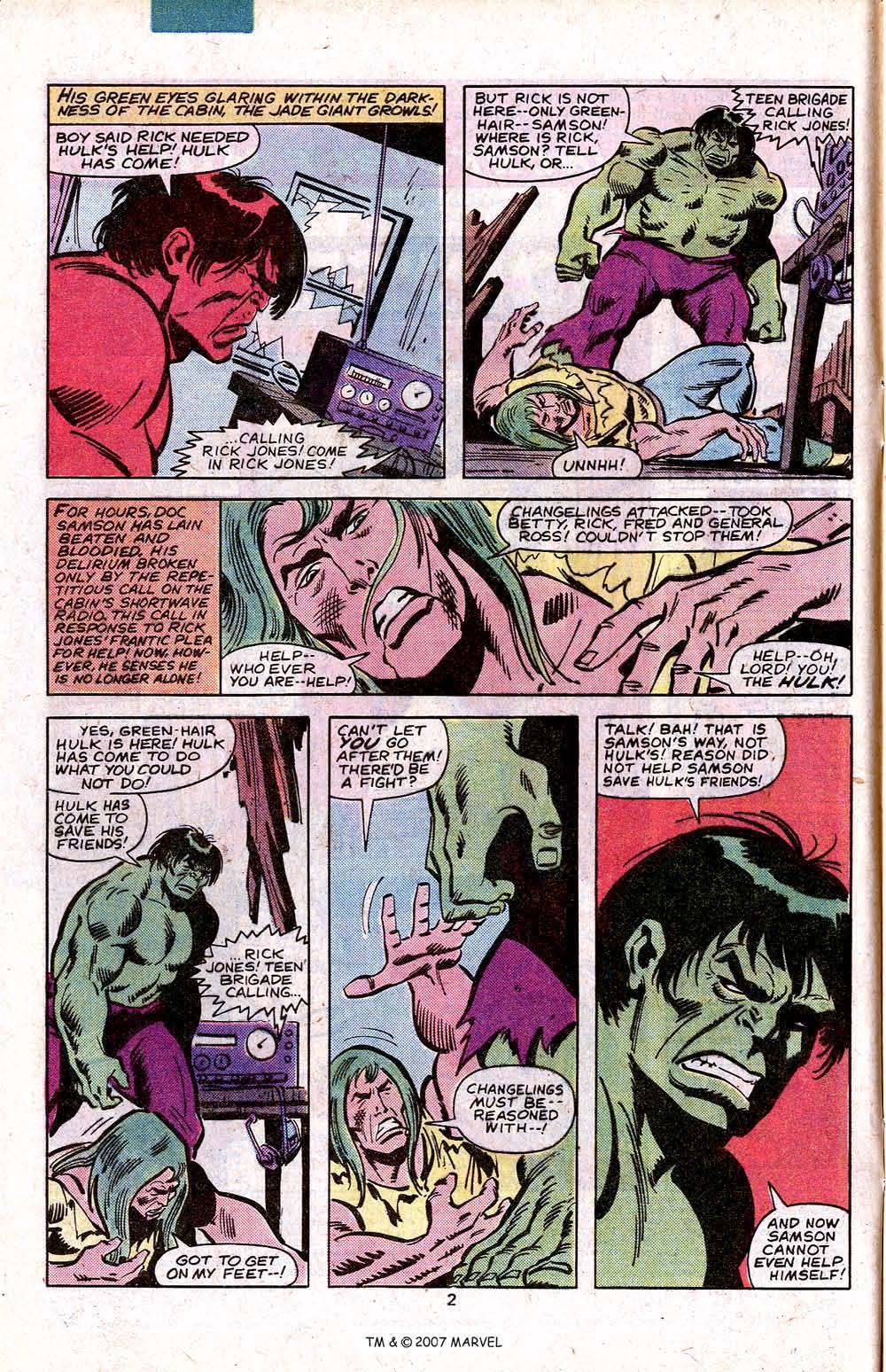 Read online The Incredible Hulk (1968) comic -  Issue #252 - 4