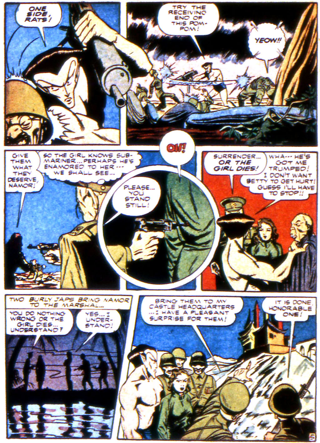 Read online Sub-Mariner Comics comic -  Issue #12 - 32