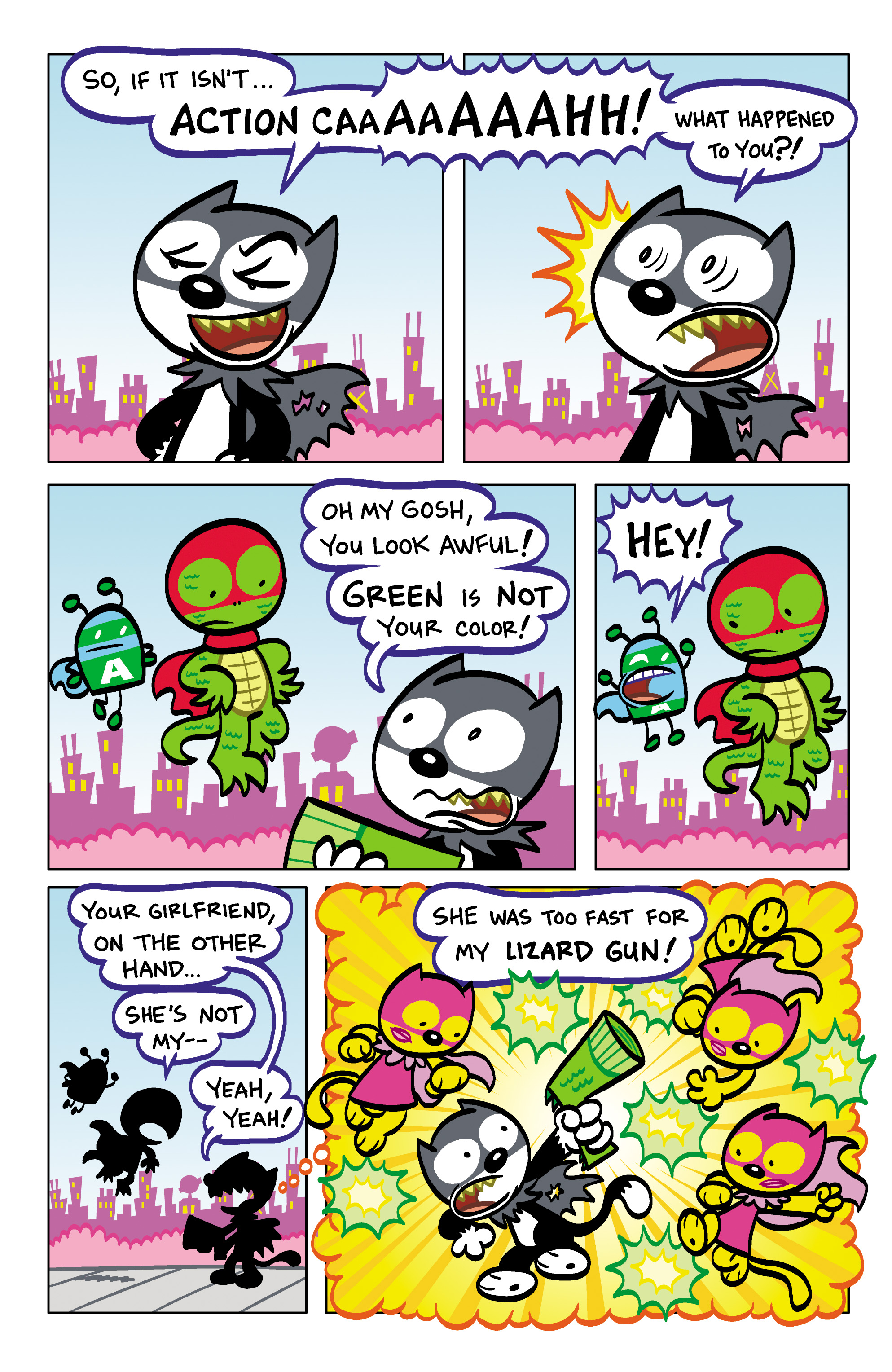 Read online Aw Yeah Comics: Action Cat & Adventure Bug comic -  Issue #1 - 20