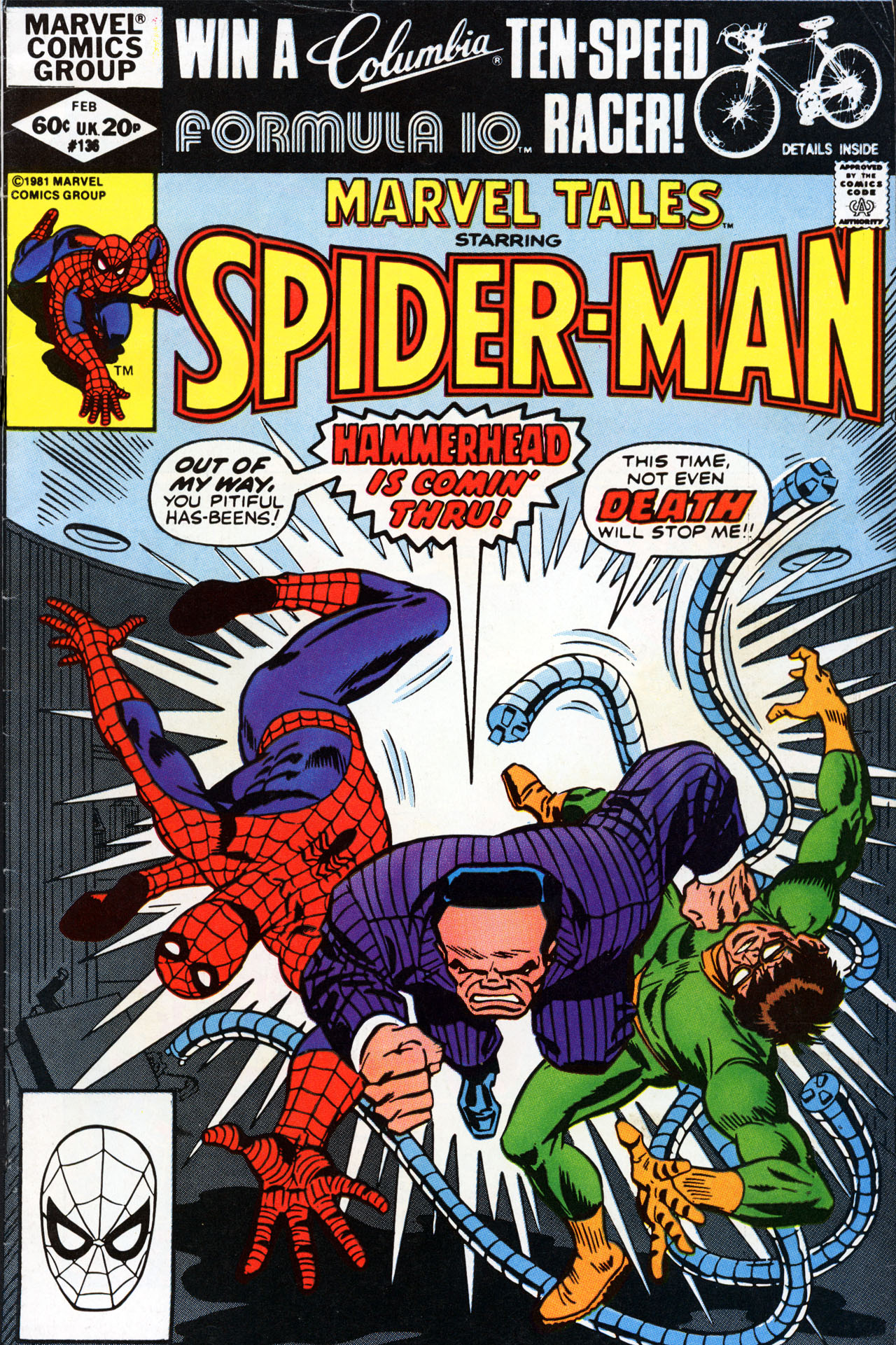 Read online Marvel Tales (1964) comic -  Issue #136 - 1