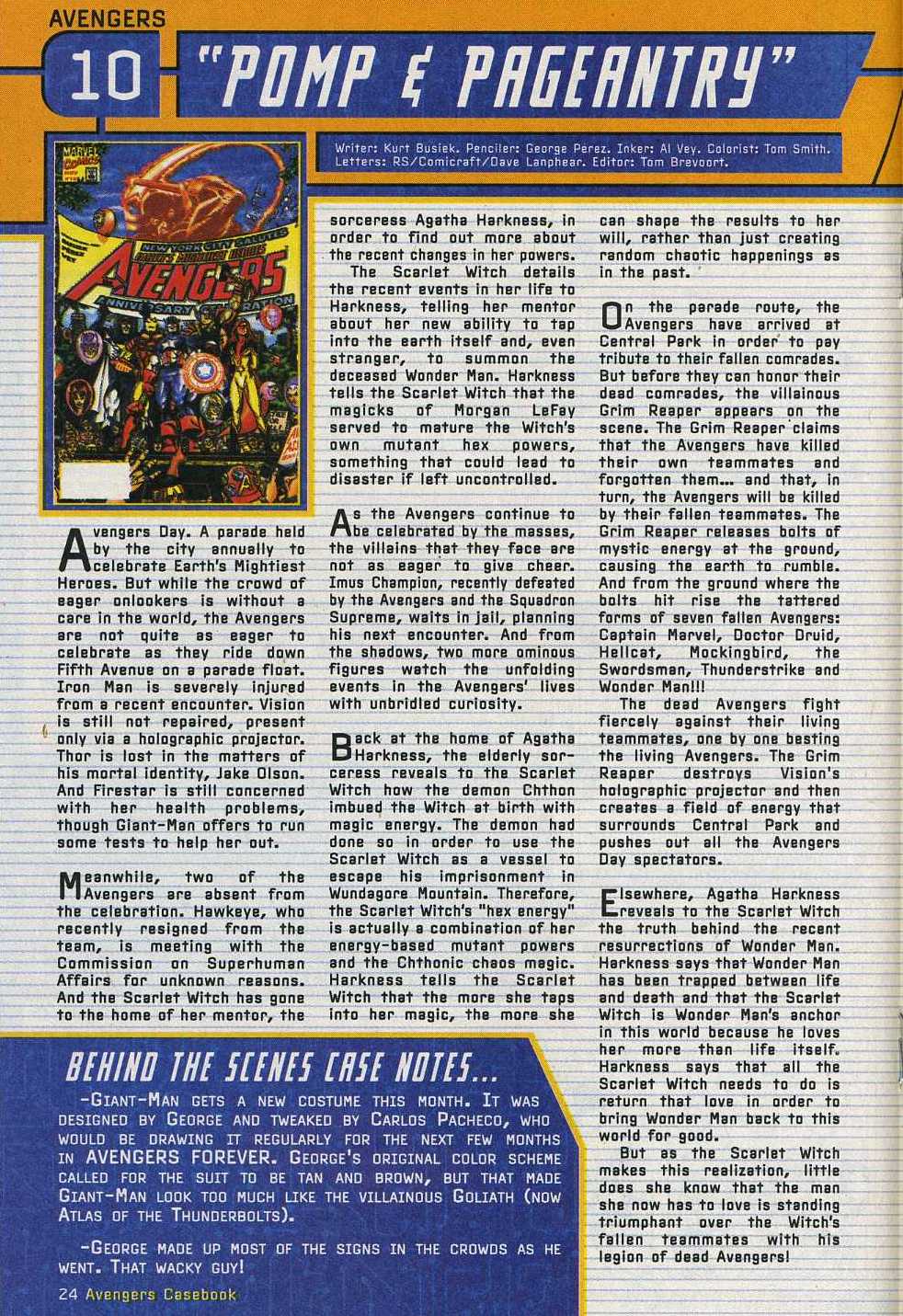 Read online Avengers: Casebook 1999 comic -  Issue # Full - 18