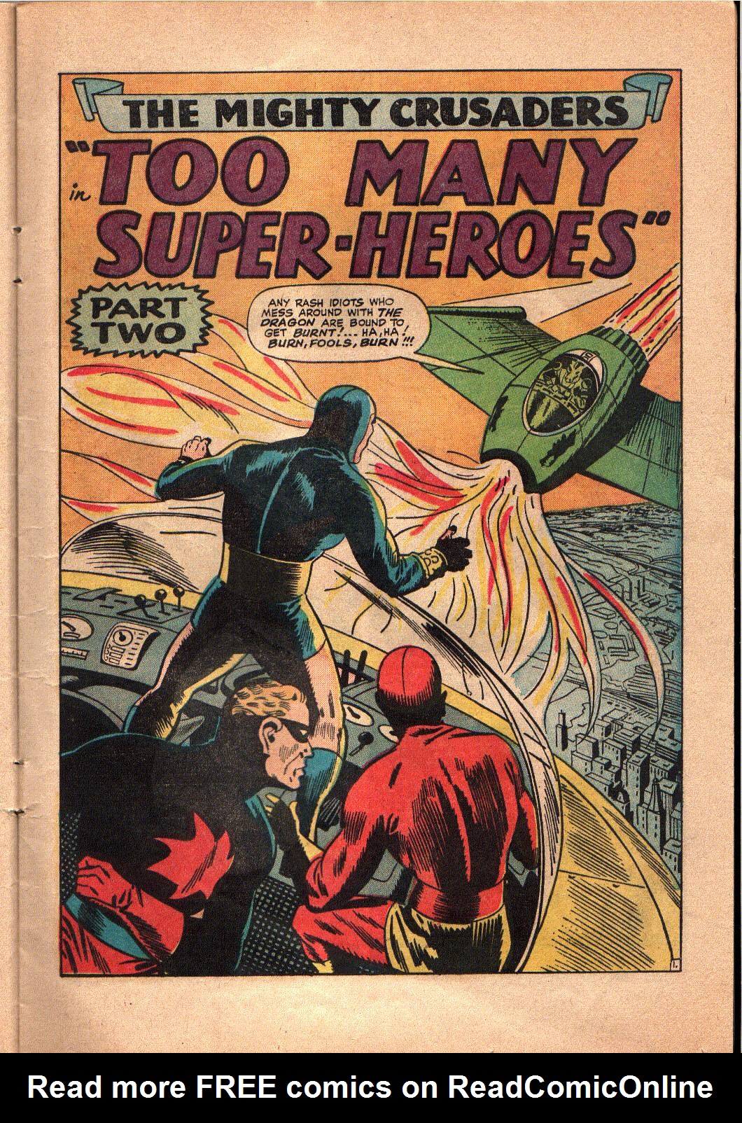 Read online The Mighty Crusaders (1965) comic -  Issue #4 - 10
