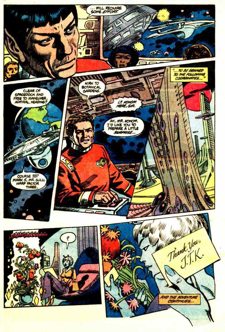 Read online Star Trek (1984) comic -  Issue #16 - 24