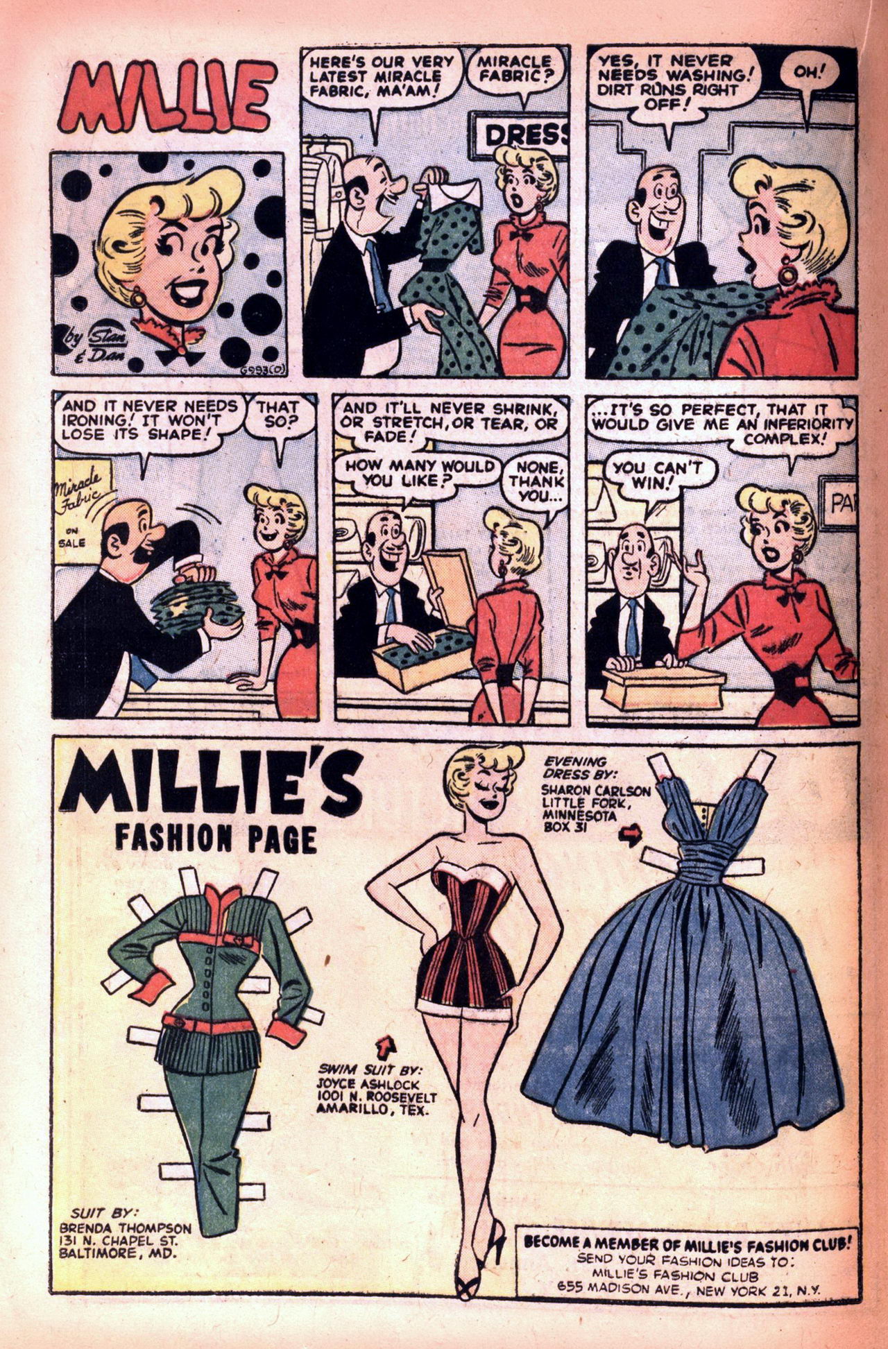 Read online Millie the Model comic -  Issue #66 - 24