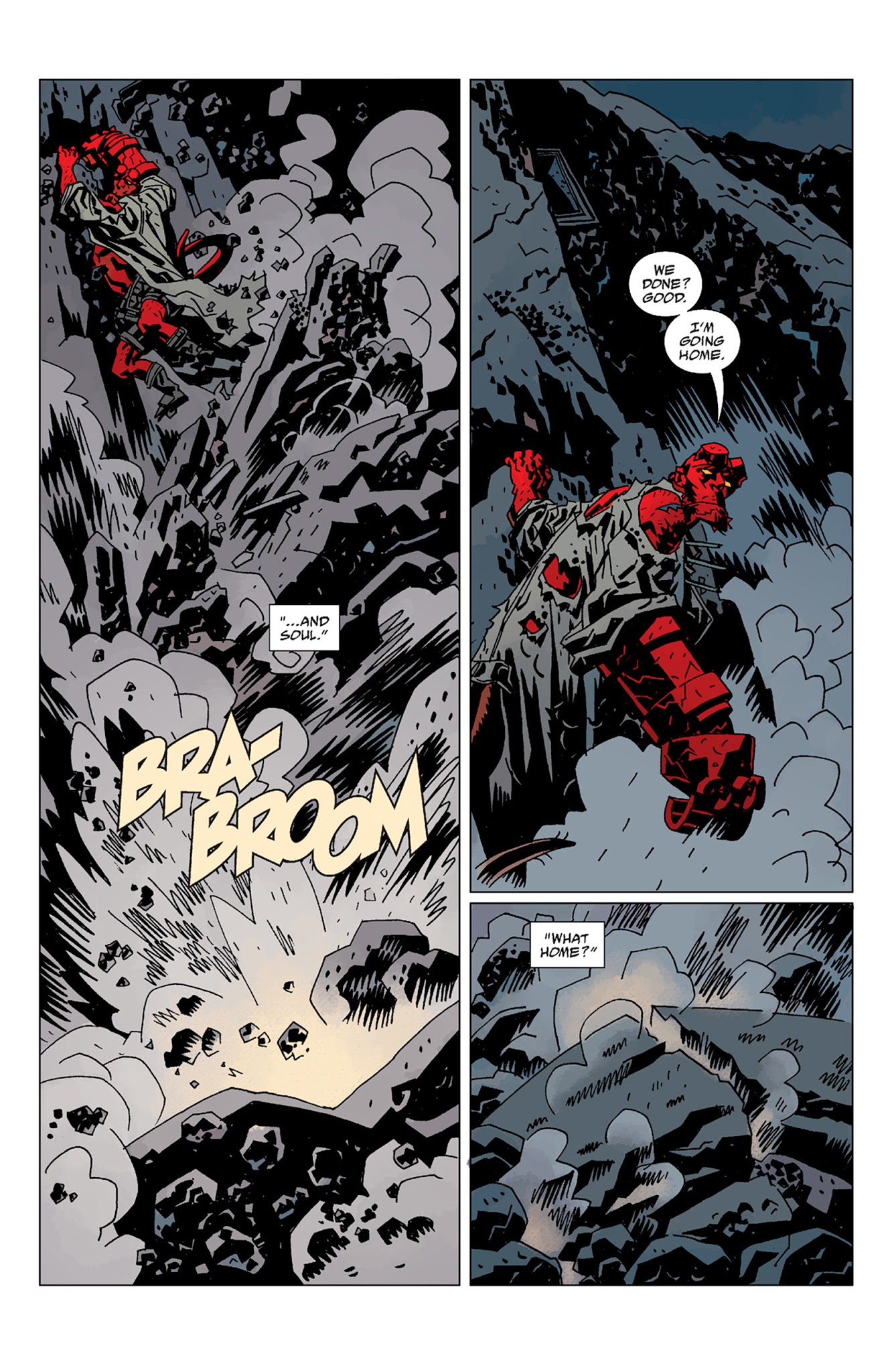 Read online Hellboy: Darkness Calls comic -  Issue # TPB - 134