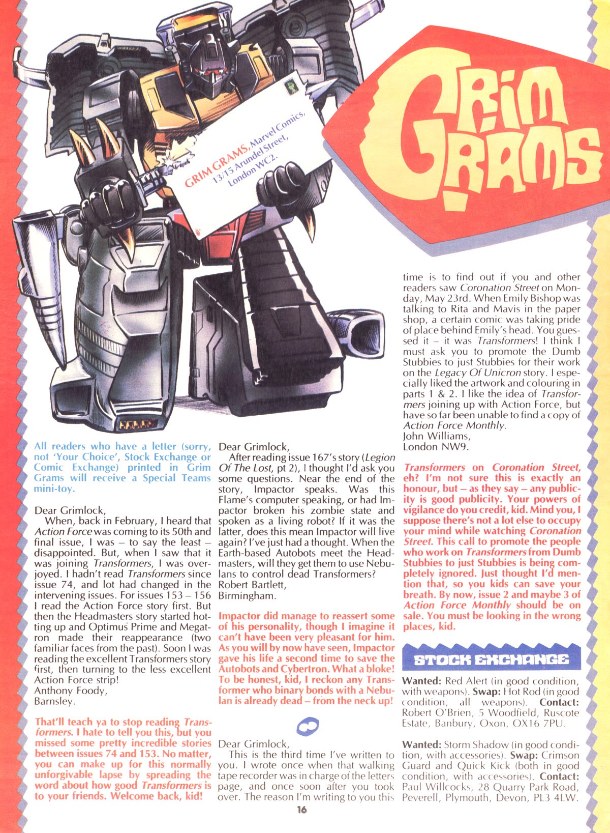 Read online The Transformers (UK) comic -  Issue #177 - 15