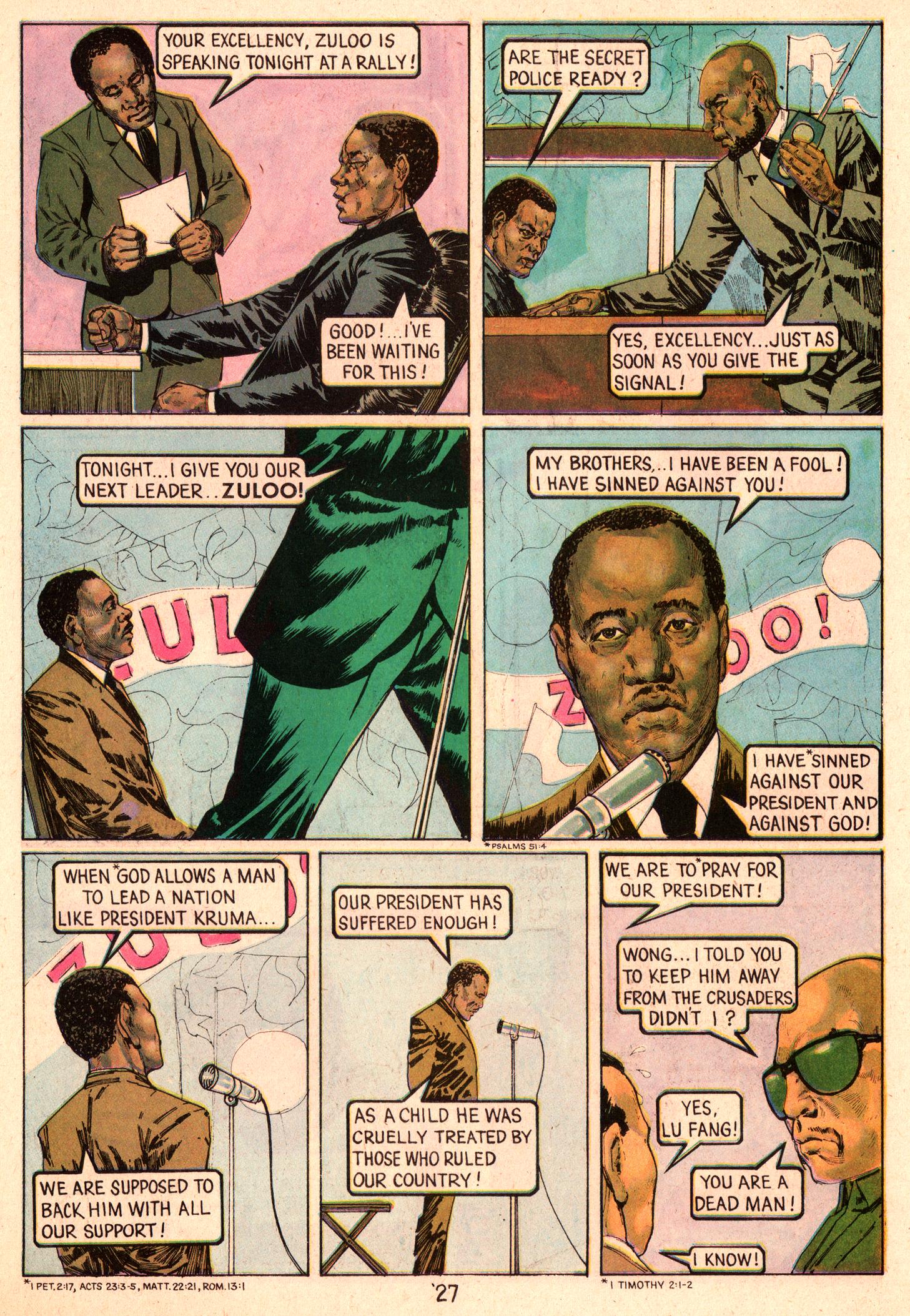 Read online The Crusaders (1974) comic -  Issue #3 - 29