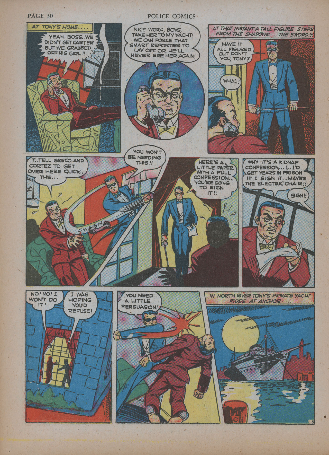 Read online Police Comics comic -  Issue #5 - 34
