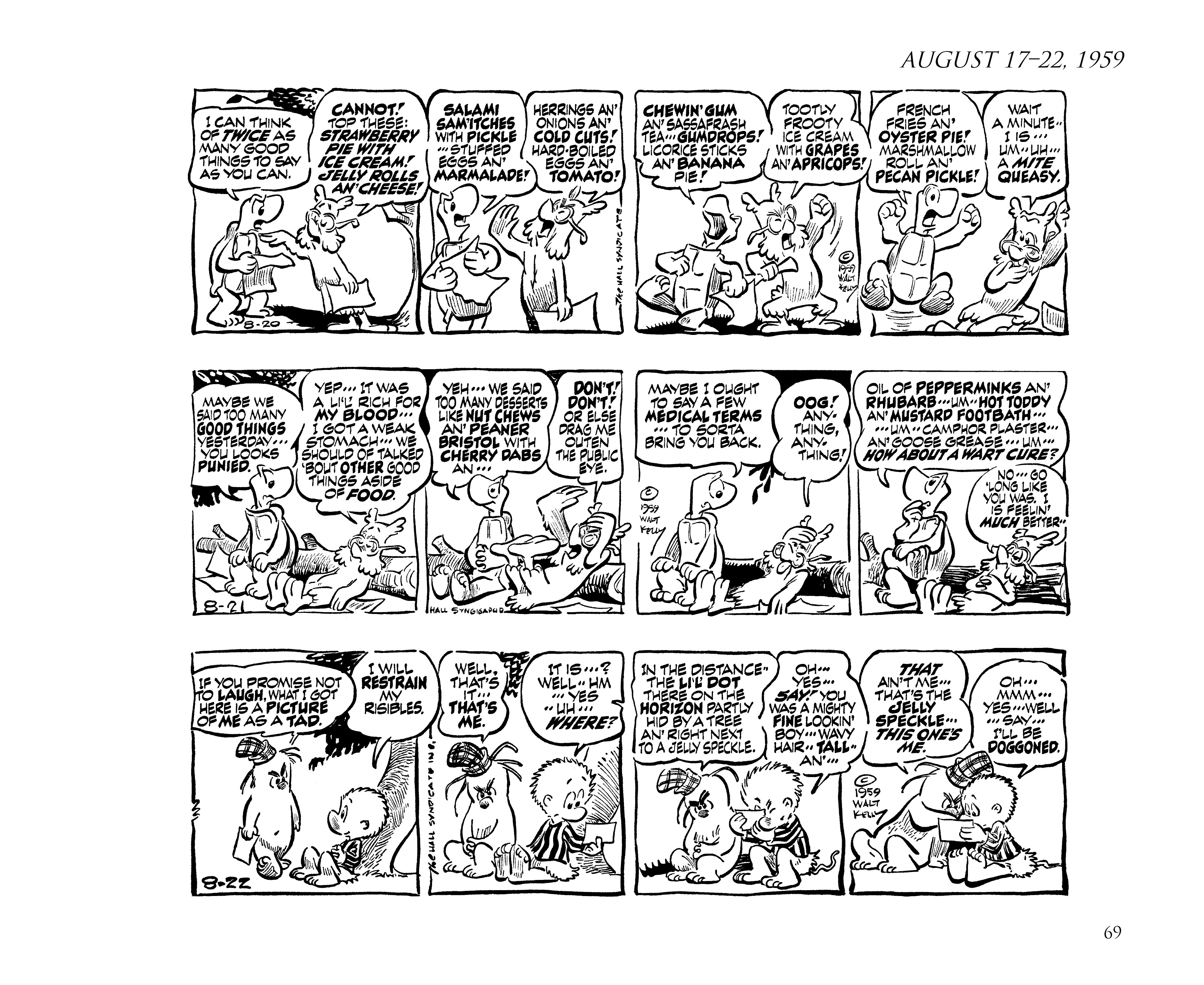 Read online Pogo by Walt Kelly: The Complete Syndicated Comic Strips comic -  Issue # TPB 6 (Part 1) - 79