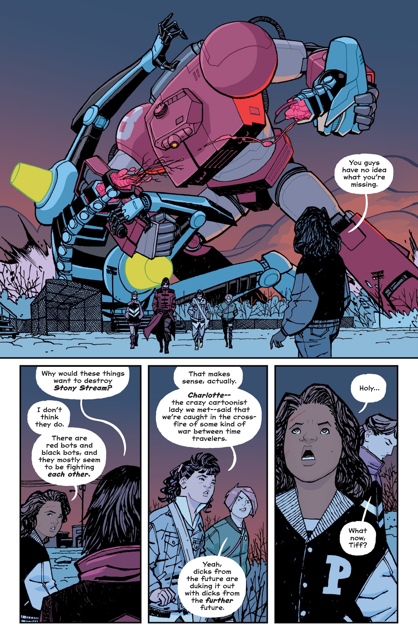 Read online Paper Girls comic -  Issue #19 - 14