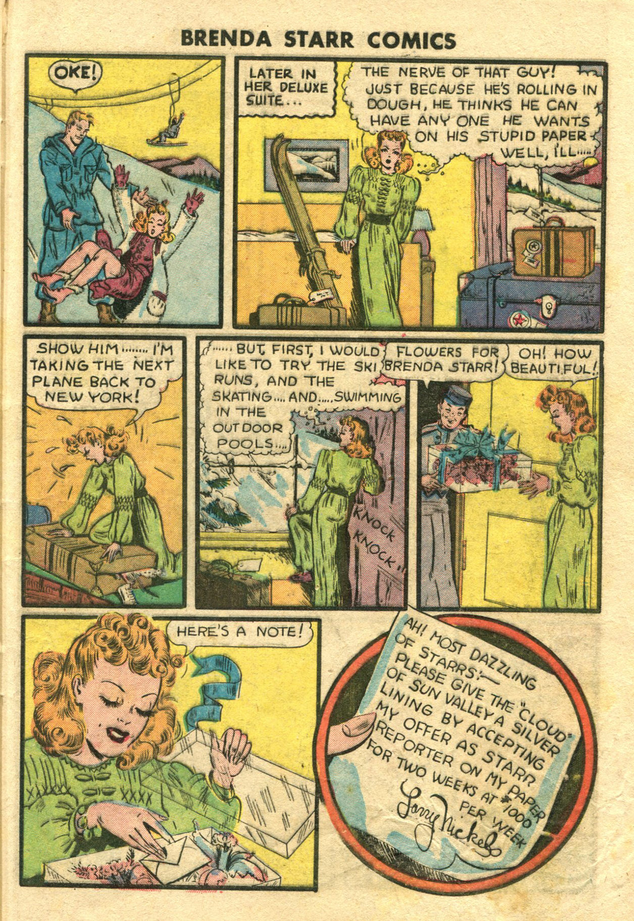 Read online Brenda Starr (1948) comic -  Issue #3 - 9