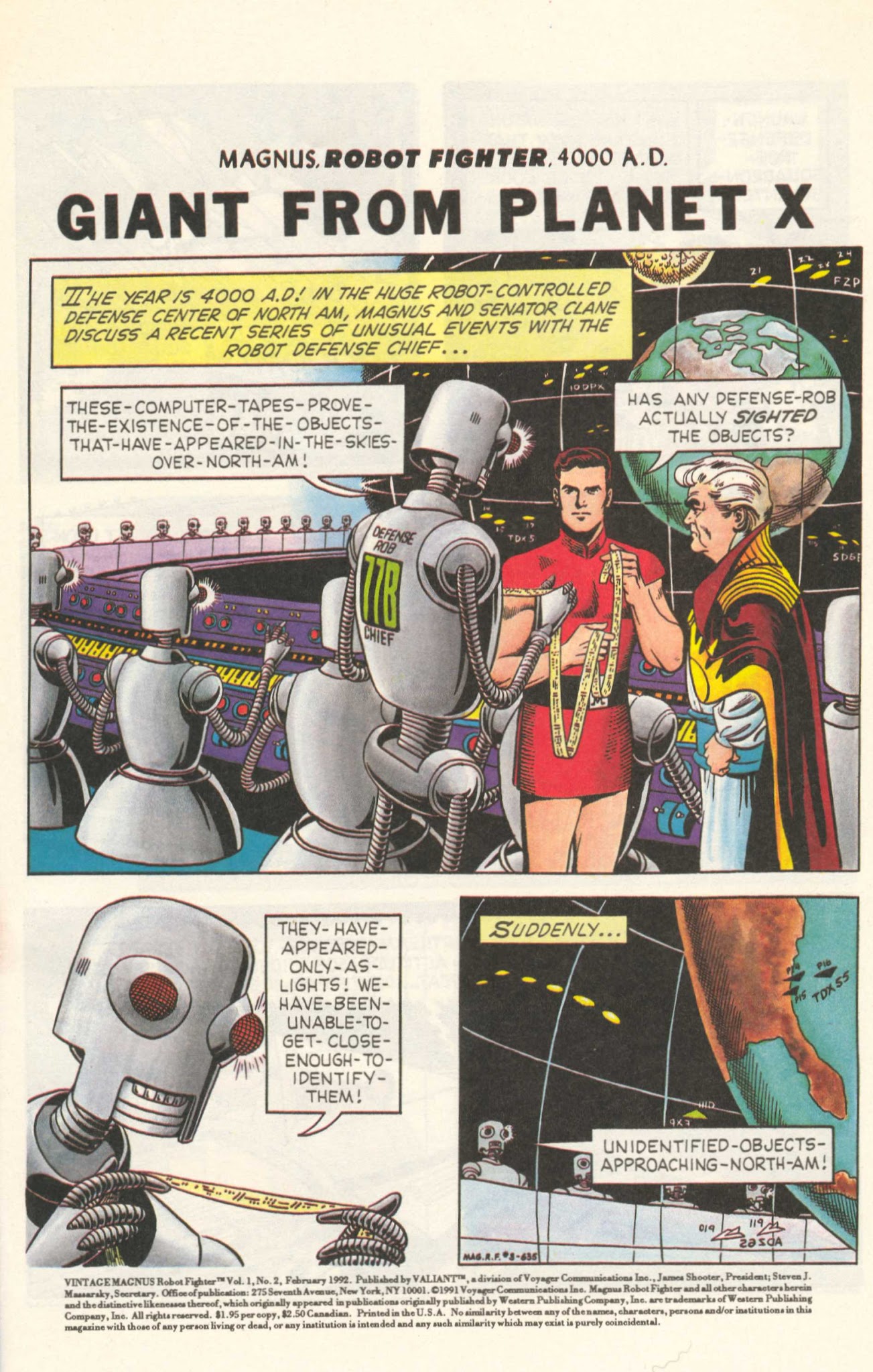 Read online Vintage Magnus, Robot Fighter comic -  Issue #2 - 3