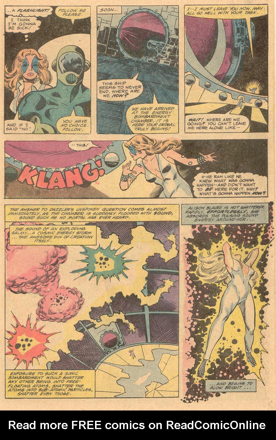 Read online Dazzler (1981) comic -  Issue #10 - 18
