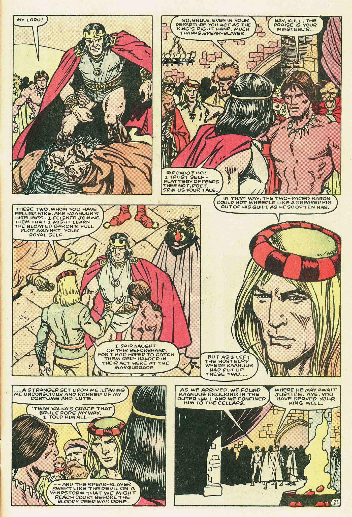 Read online Kull The Conqueror (1983) comic -  Issue #7 - 22