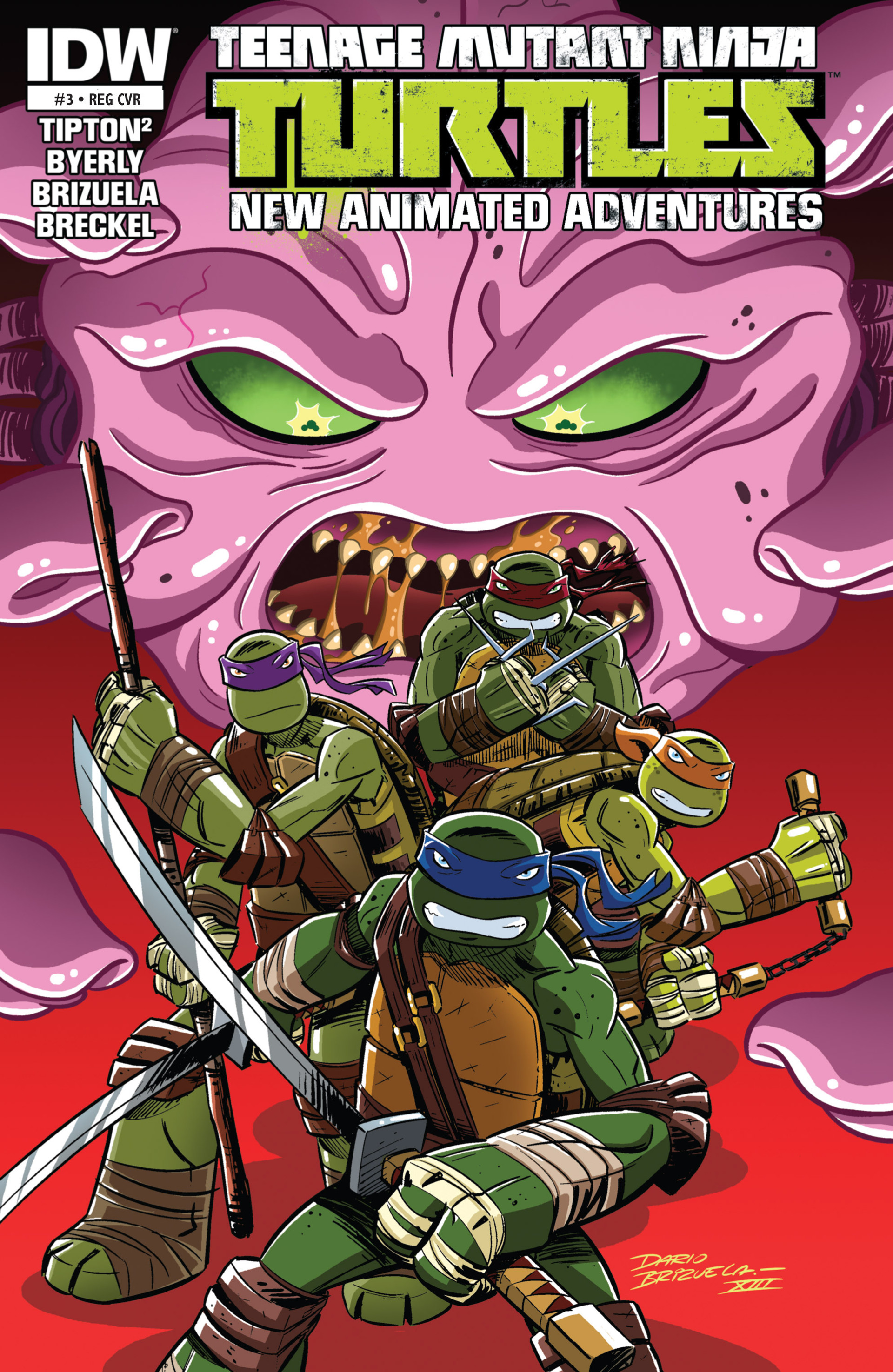 Read online Teenage Mutant Ninja Turtles New Animated Adventures comic -  Issue #3 - 1